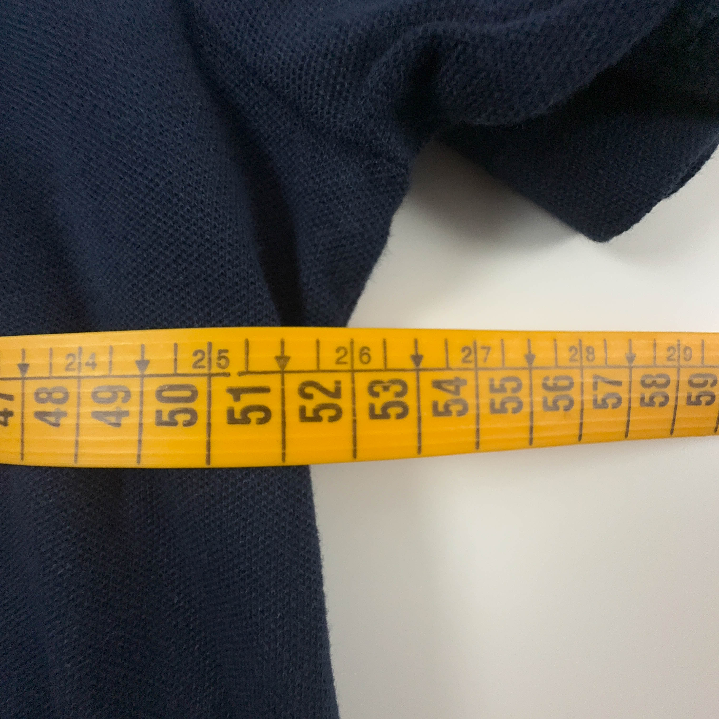 Polo Lacoste blu scuro tinta unita in cotone regular fit - Taglia 5 L uomo