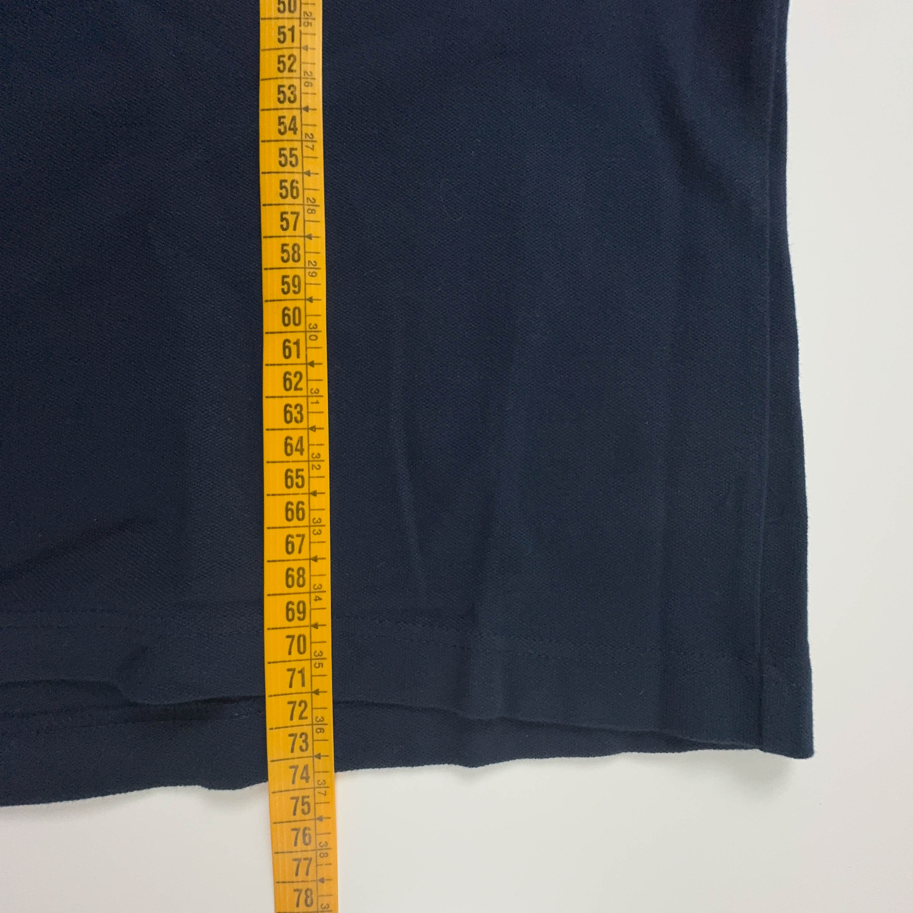 Polo Lacoste blu scuro tinta unita in cotone regular fit - Taglia 5 L uomo