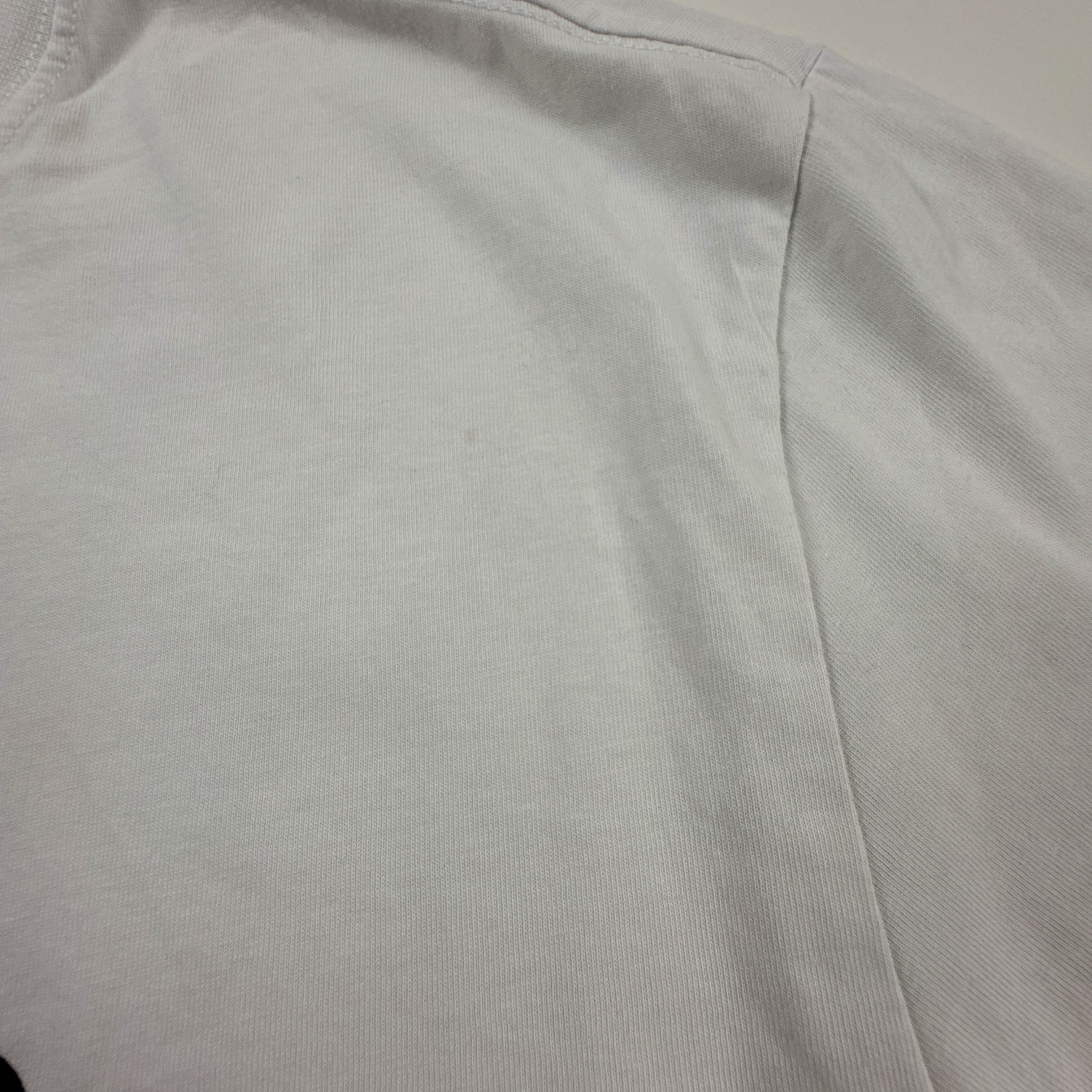 T shirt The North face bianca a girocollo in cotone con stampa - Taglia L/XL uomo