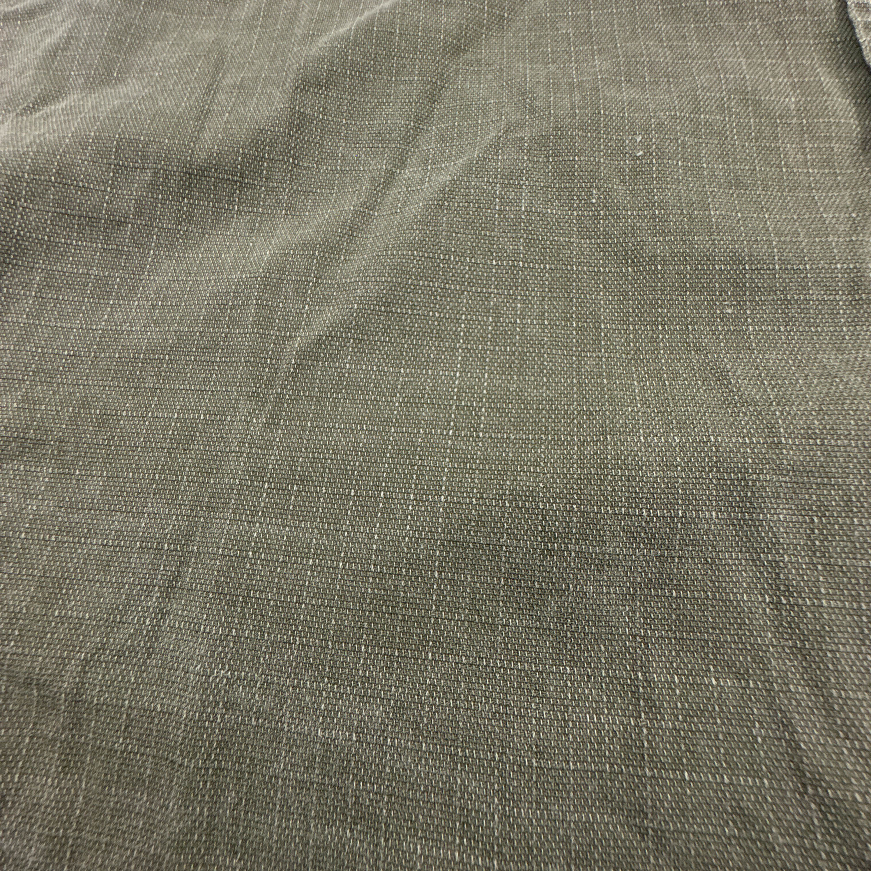 Camicia Tommy Hilfiger verde militare a tinta unita in cotone - Taglia M/L uomo