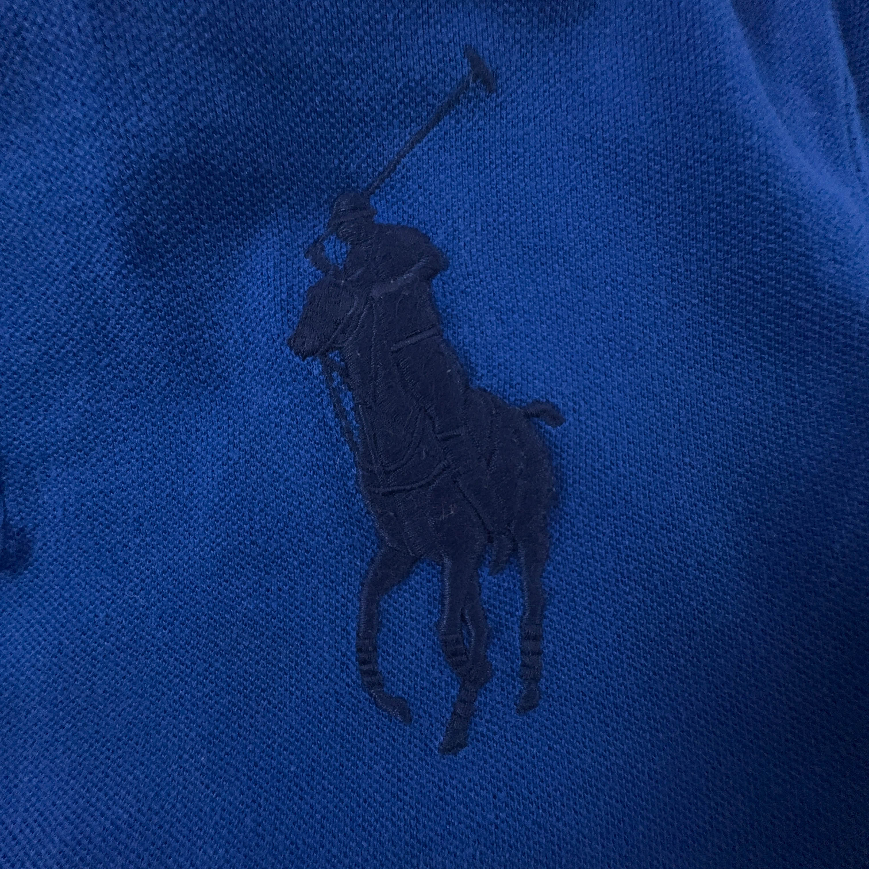 Polo Ralph Lauren big logo blu e gialla - Taglia S uomo