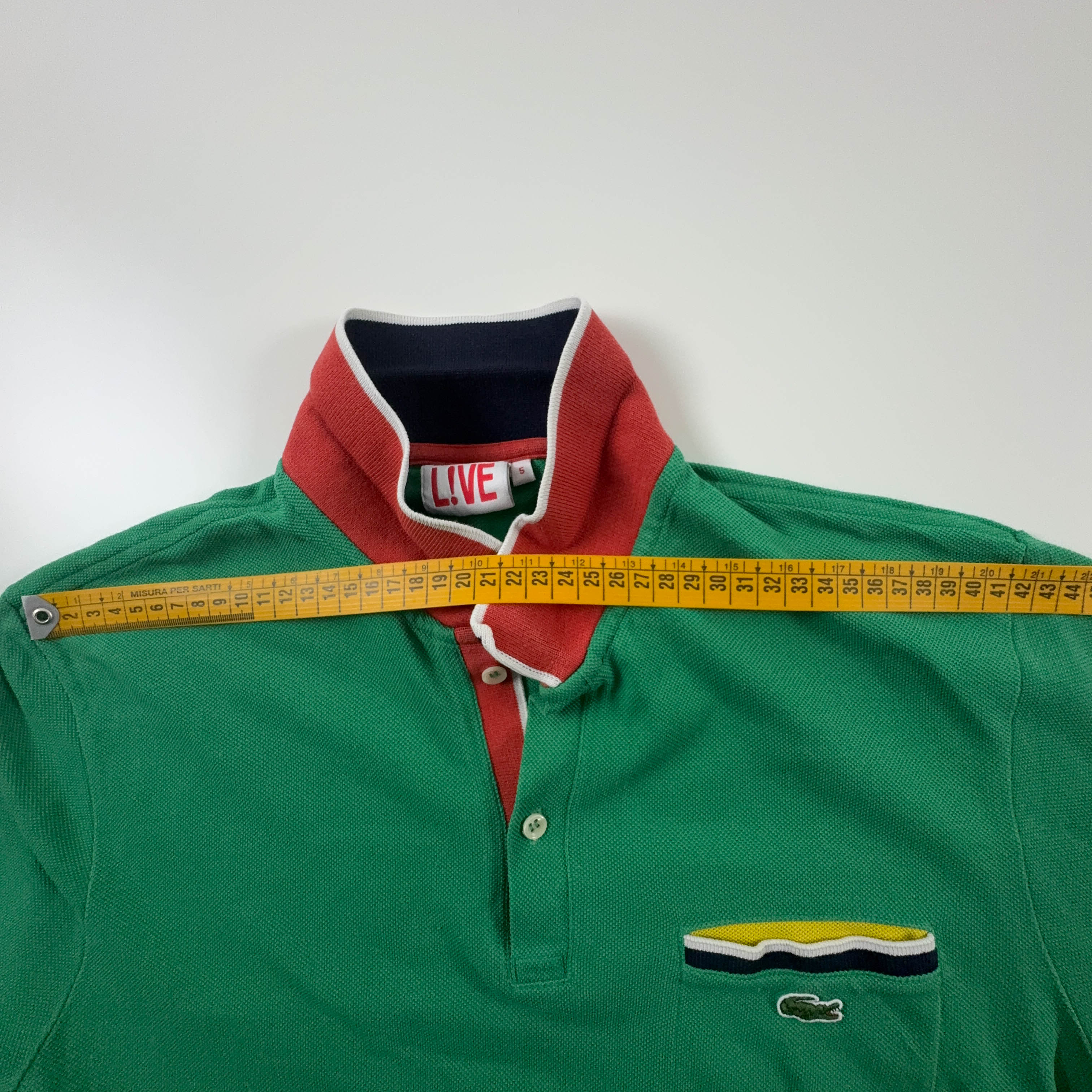 Polo Lacoste Live verde a tinta unita - Taglia M uomo