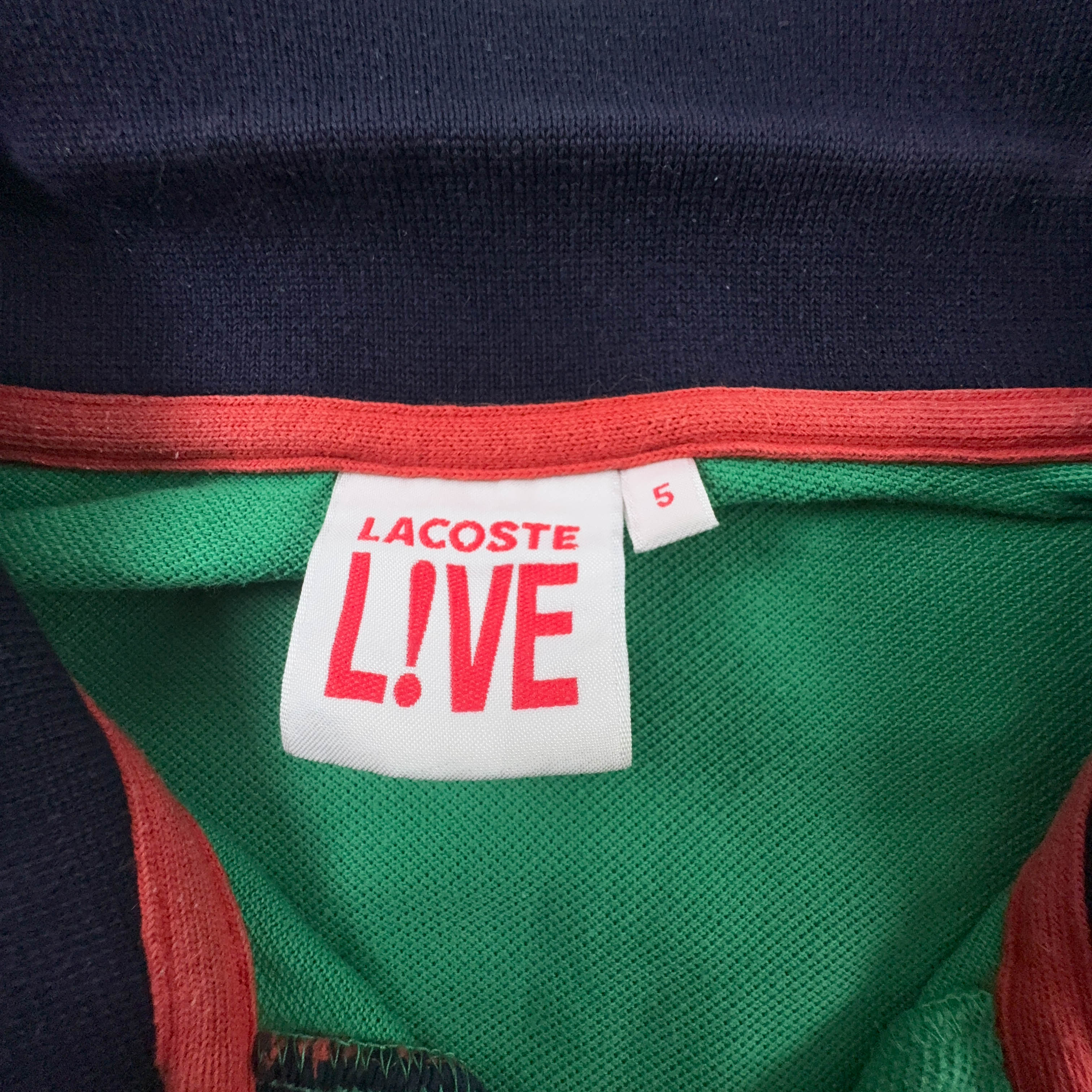 Polo Lacoste Live verde a tinta unita - Taglia M uomo