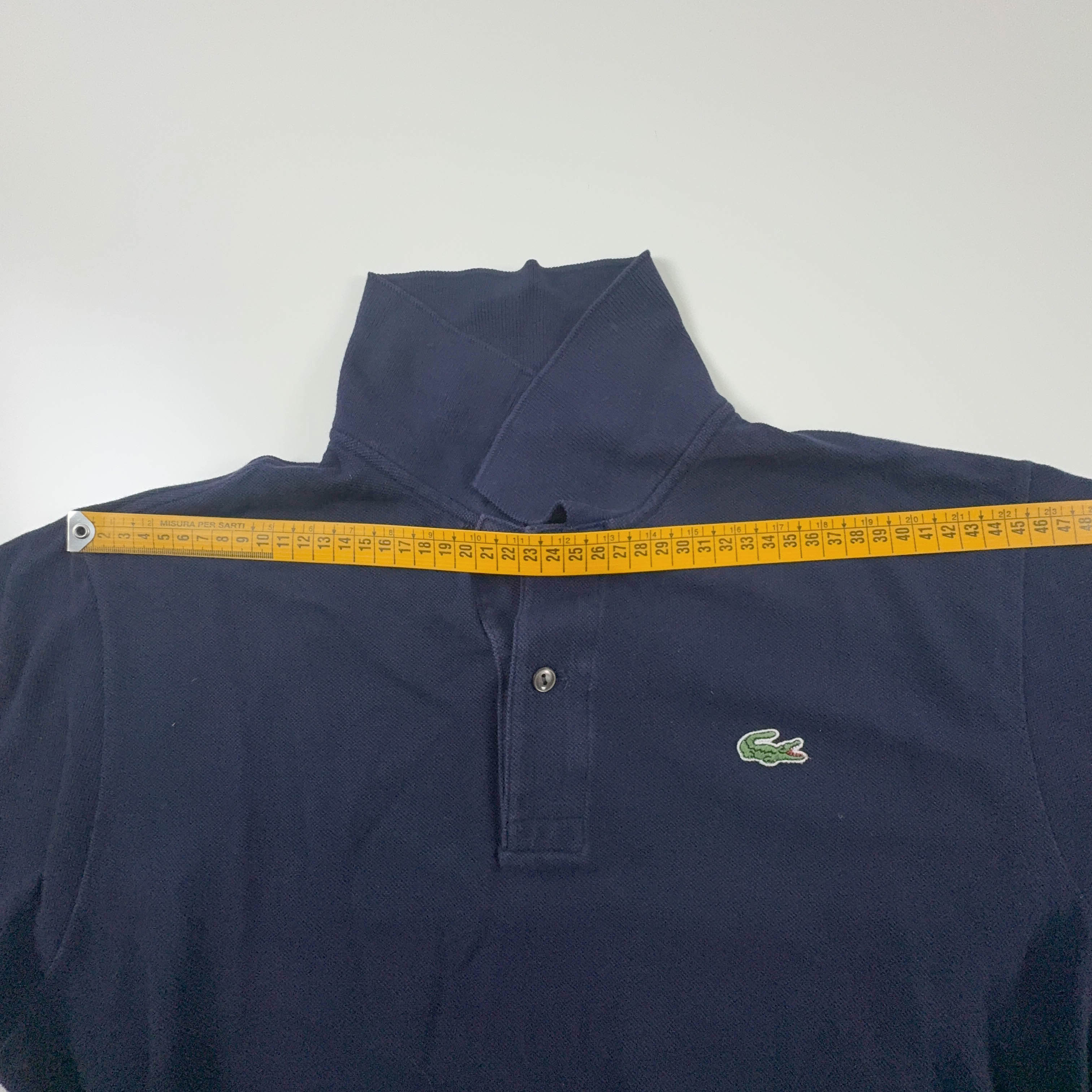 Polo Lacoste blu scuro tinta unita - Taglia 4 uomo