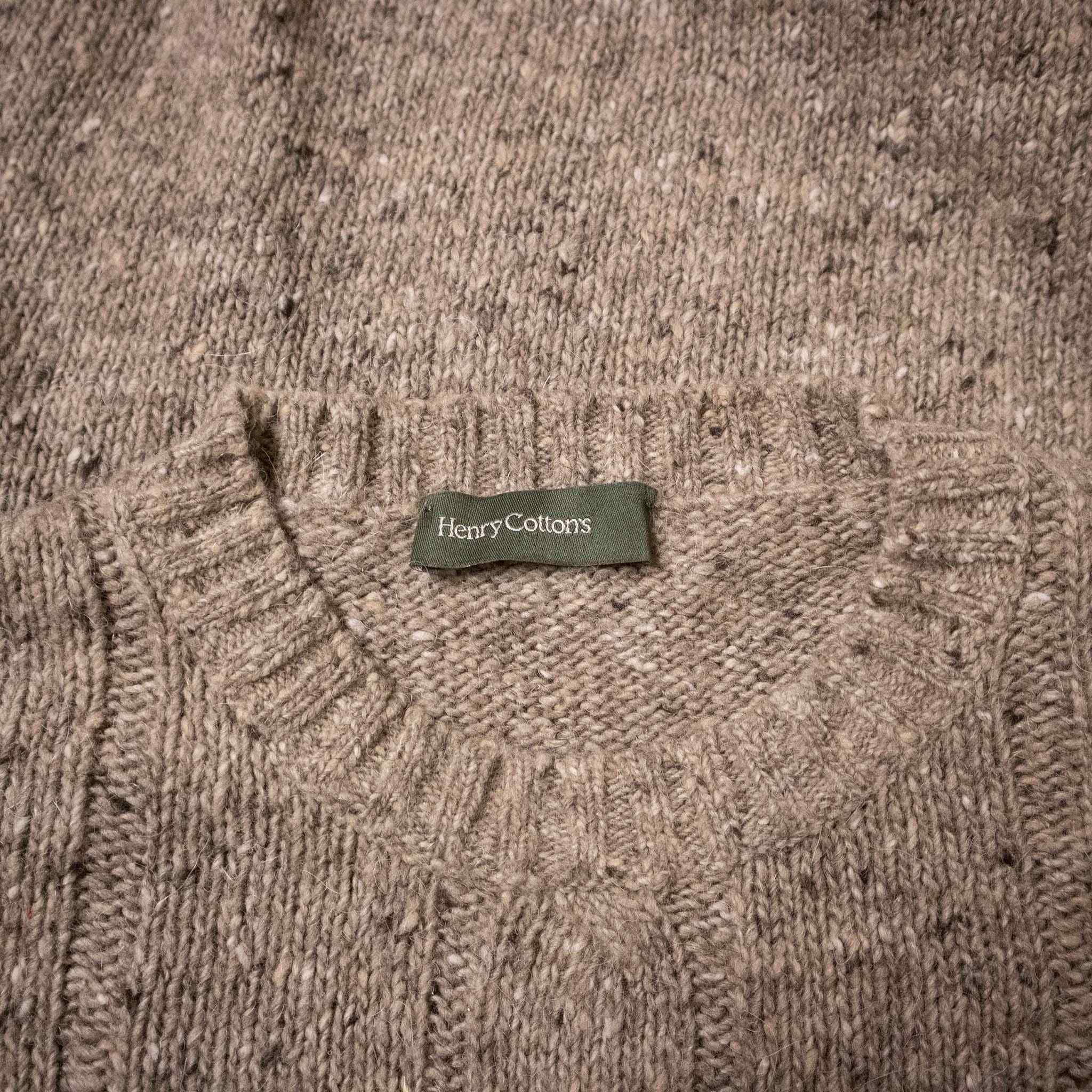 Henry Cotton's wool and alpaca blend sweater - Size L