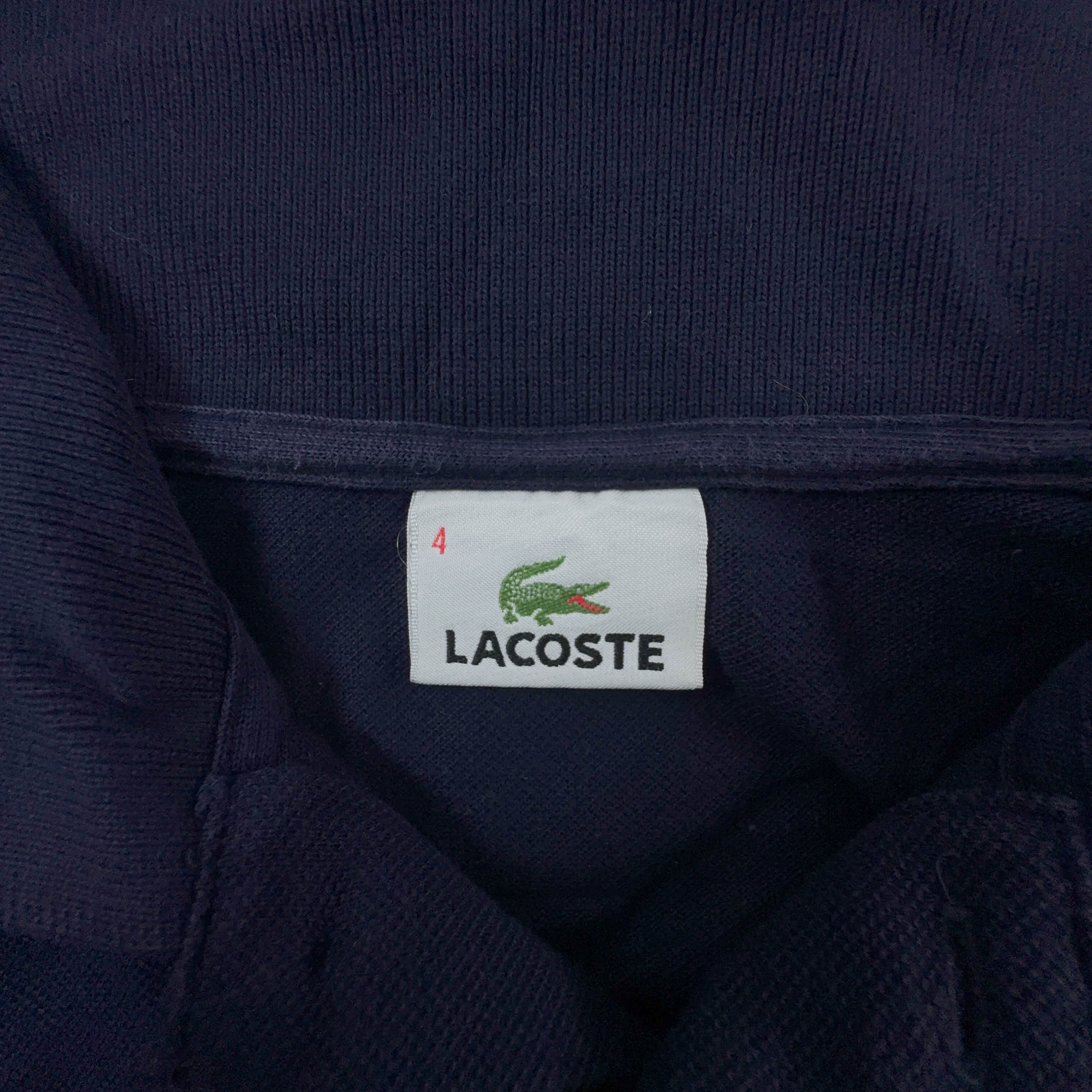 Polo Lacoste blu scuro tinta unita - Taglia 4 uomo