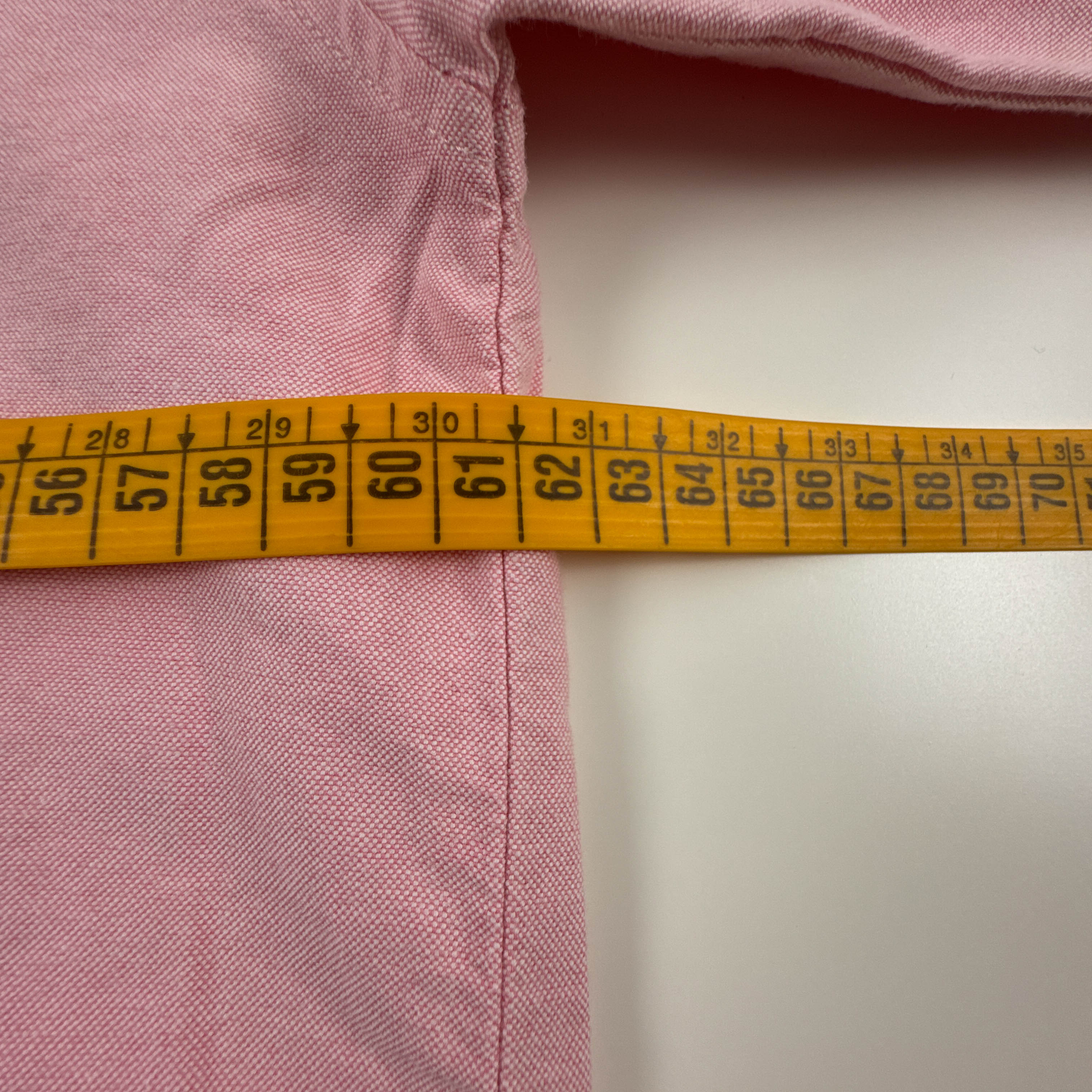 Camicia Vintage US POLO rosa a tinta unita in cotone anni 00 - Taglia L uomo