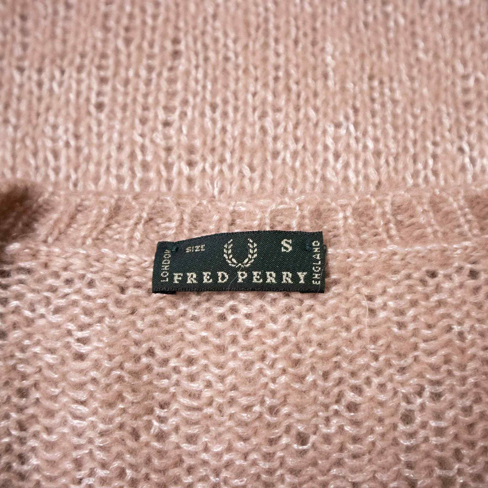 Fred Perry mohair wool blend sweater - Size S