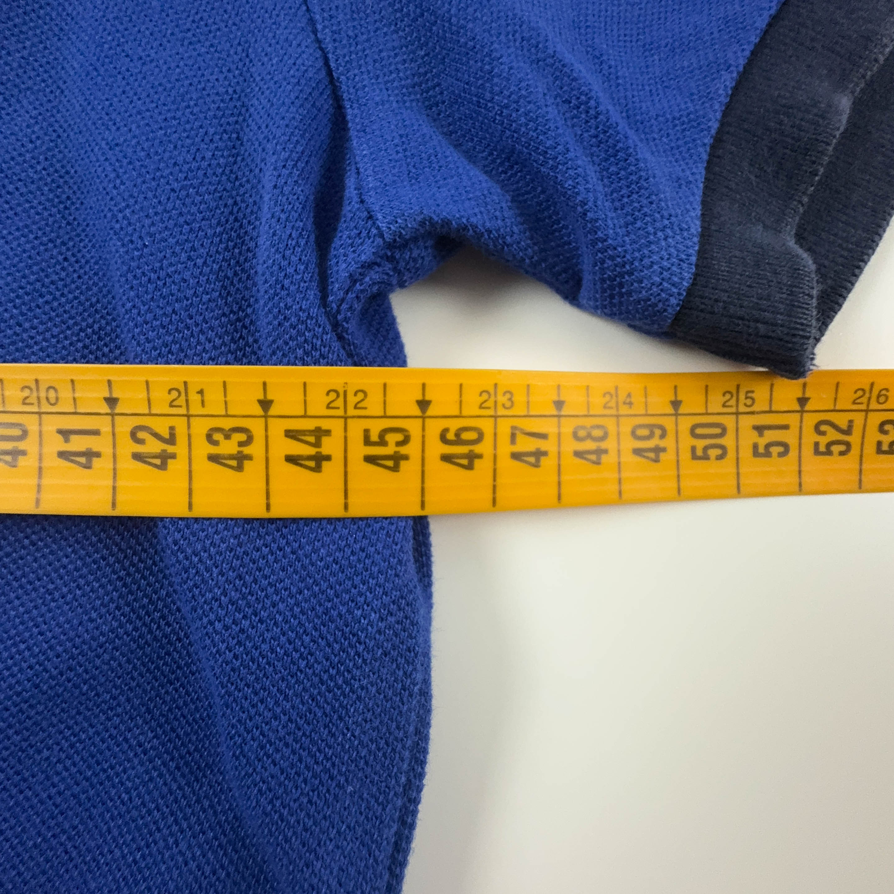 Polo Ralph Lauren blu e rossa in cotone - Taglia S uomo