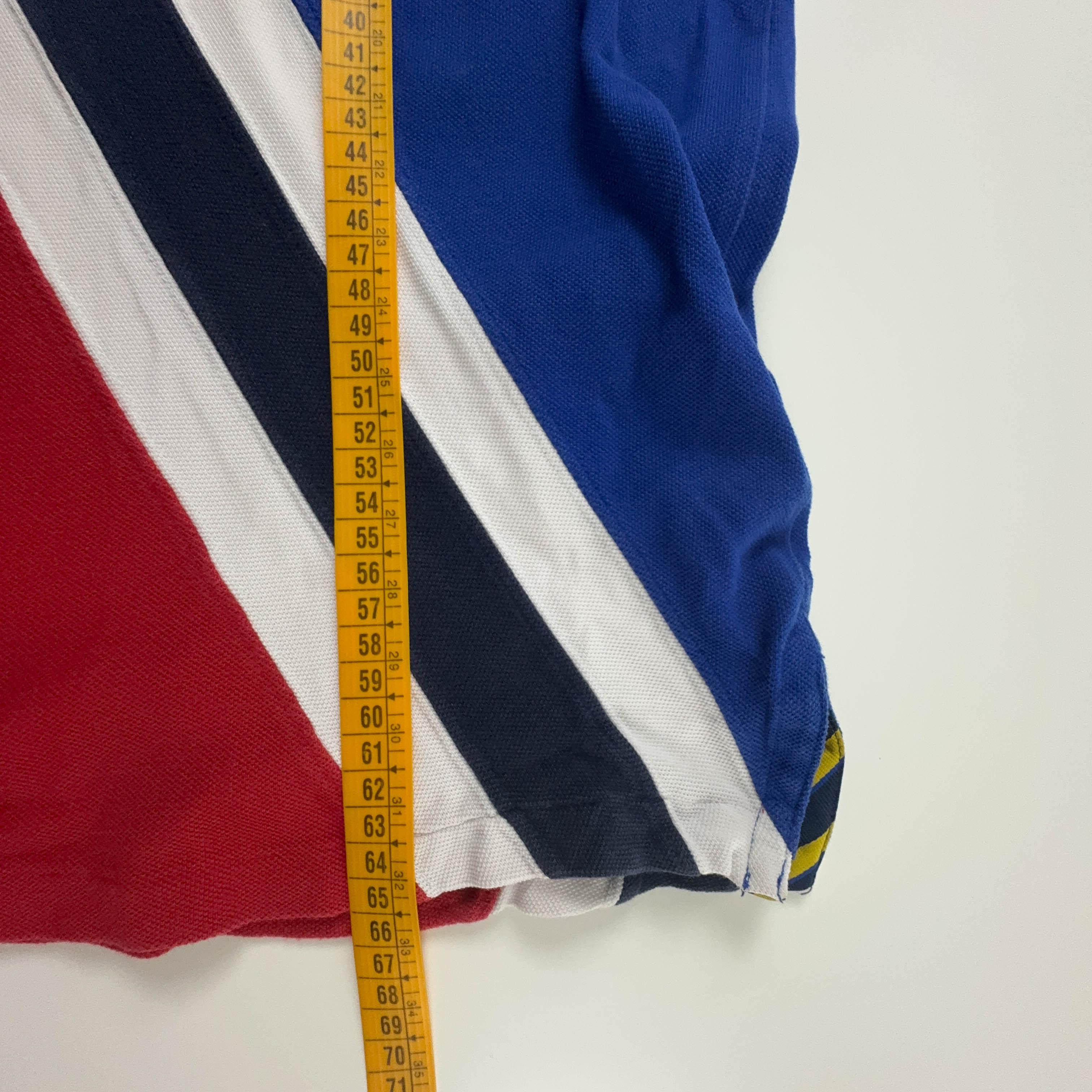 Polo Ralph Lauren blu e rossa in cotone - Taglia S uomo