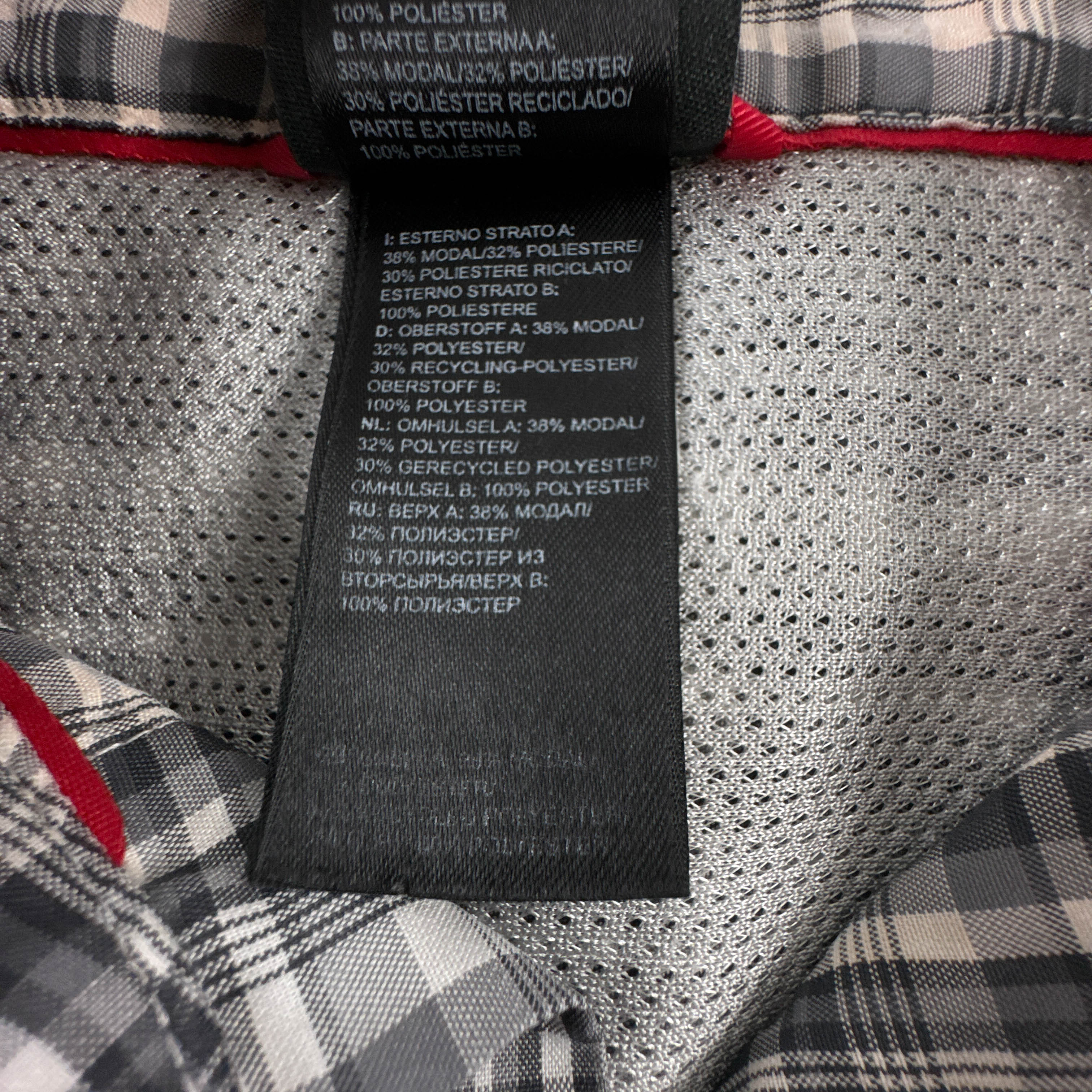 Camicia The North Face grigia e bianca a quadretti - Taglia M uomo