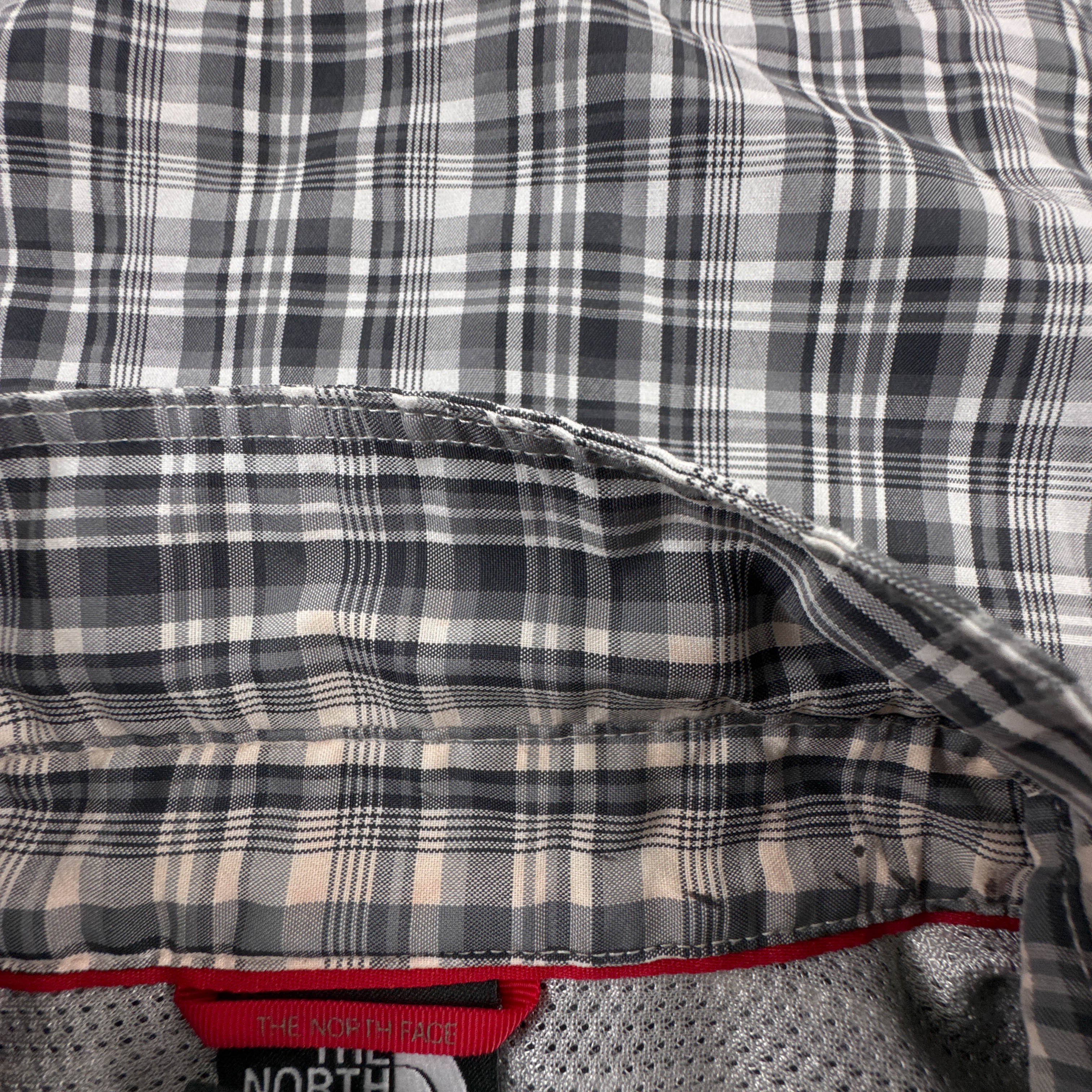 Camicia The North Face grigia e bianca a quadretti - Taglia M uomo