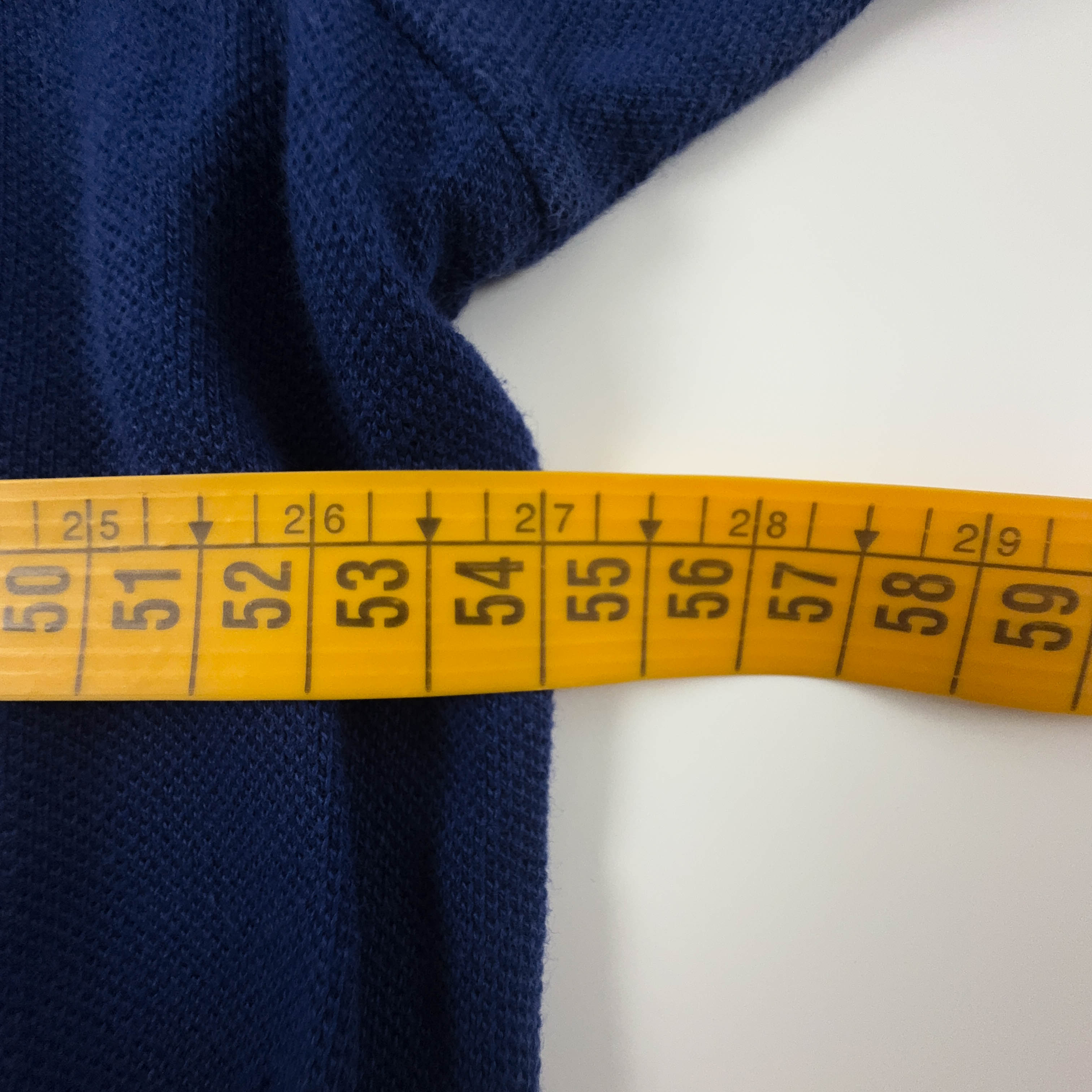 Polo Ralph Lauren blu scuro tinta unita in cotone - Taglia L uomo