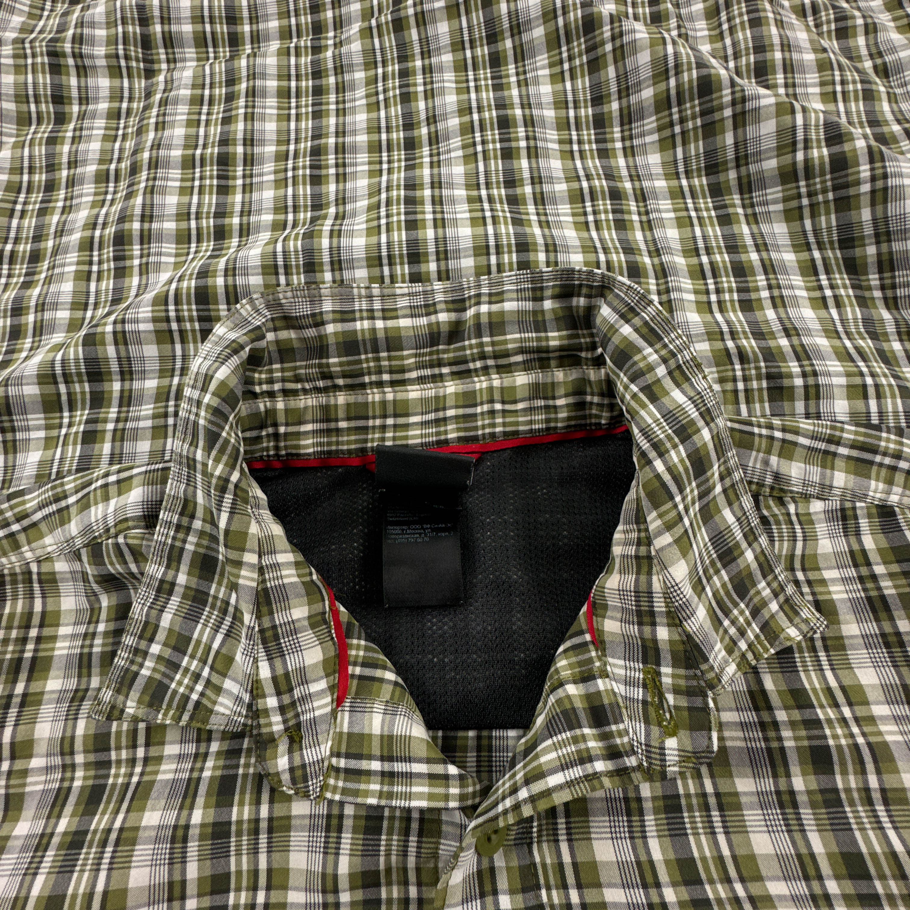 Camicia The North face verde e bianca a quadretti - Taglia M uomo