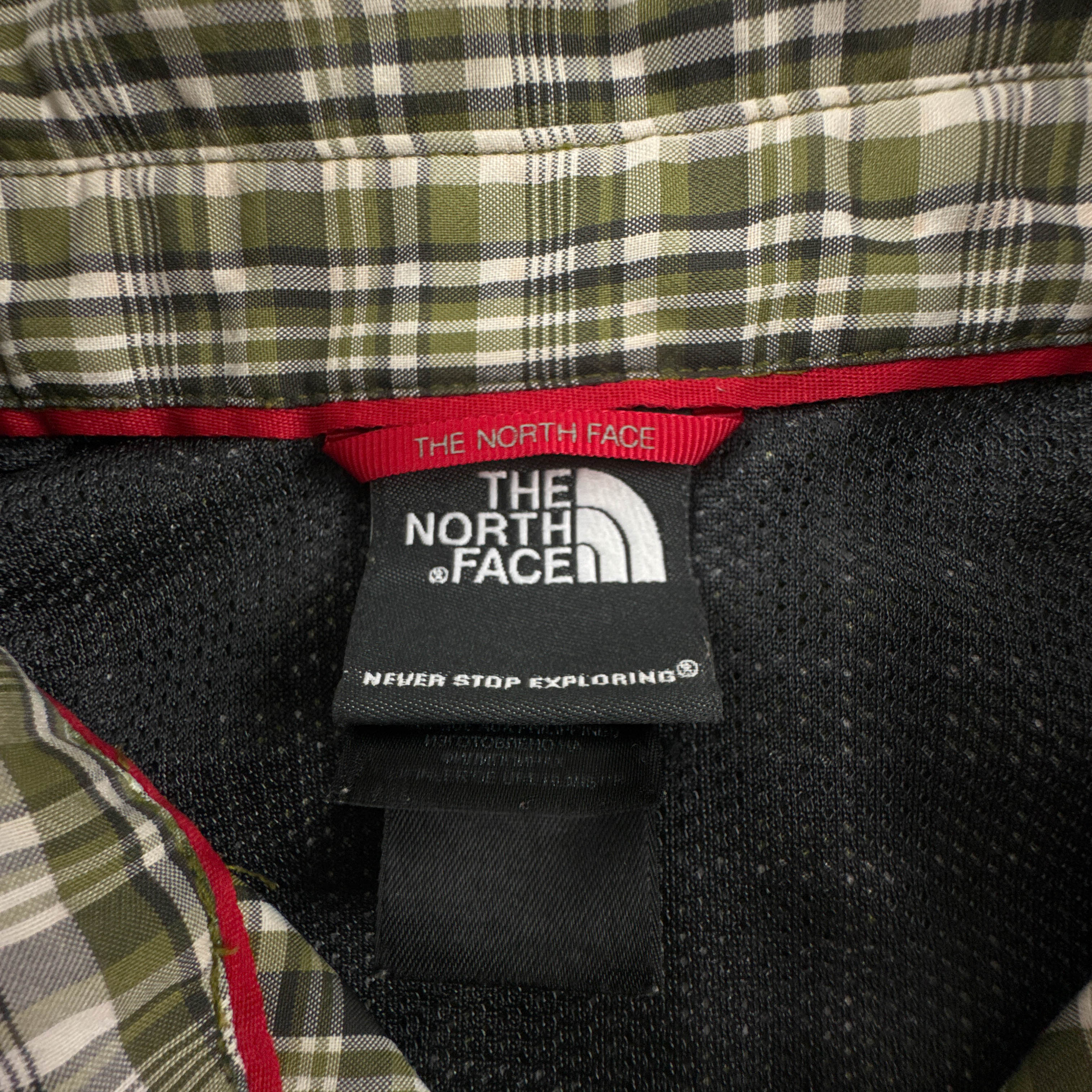 Camicia The North face verde e bianca a quadretti - Taglia M uomo