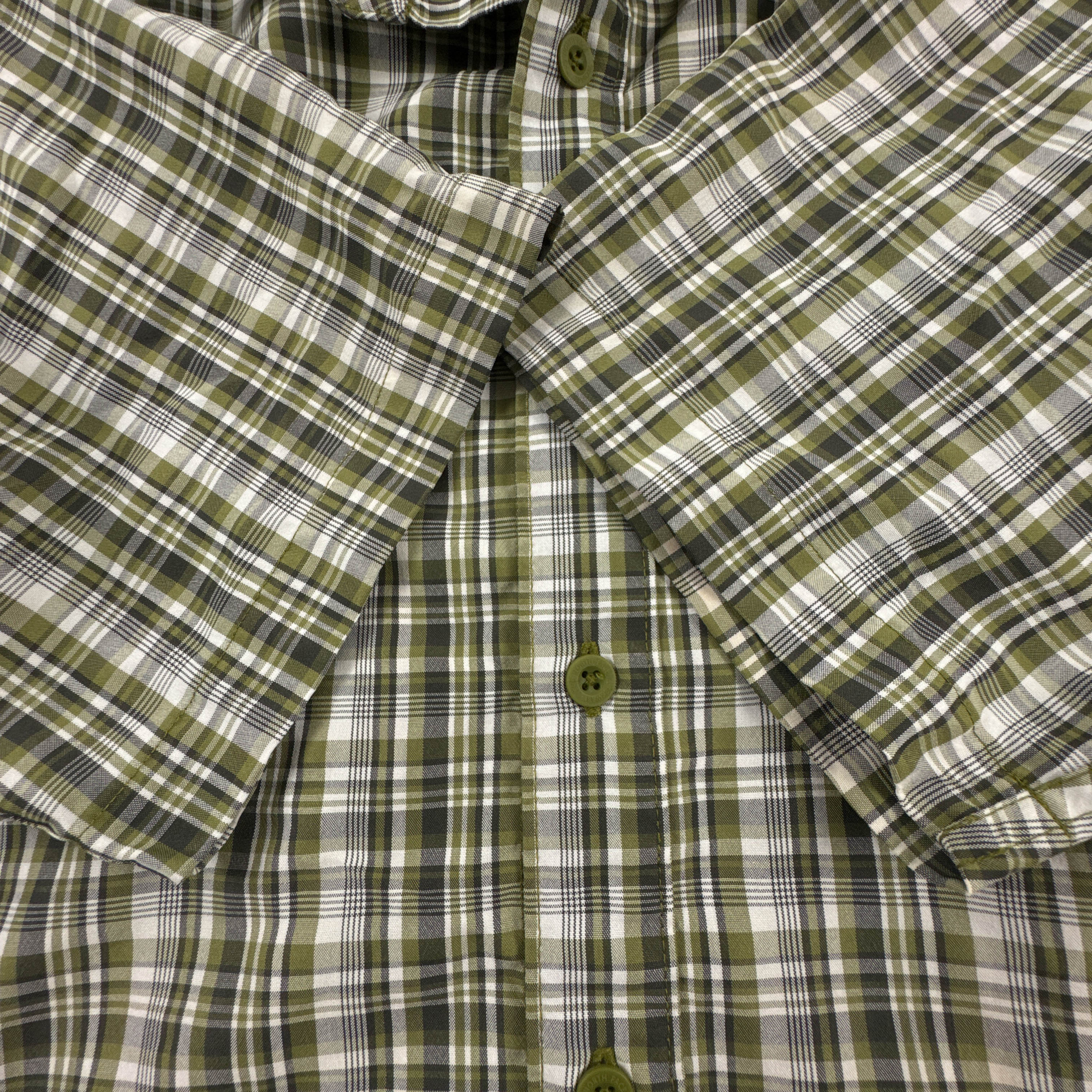 Camicia The North face verde e bianca a quadretti - Taglia M uomo