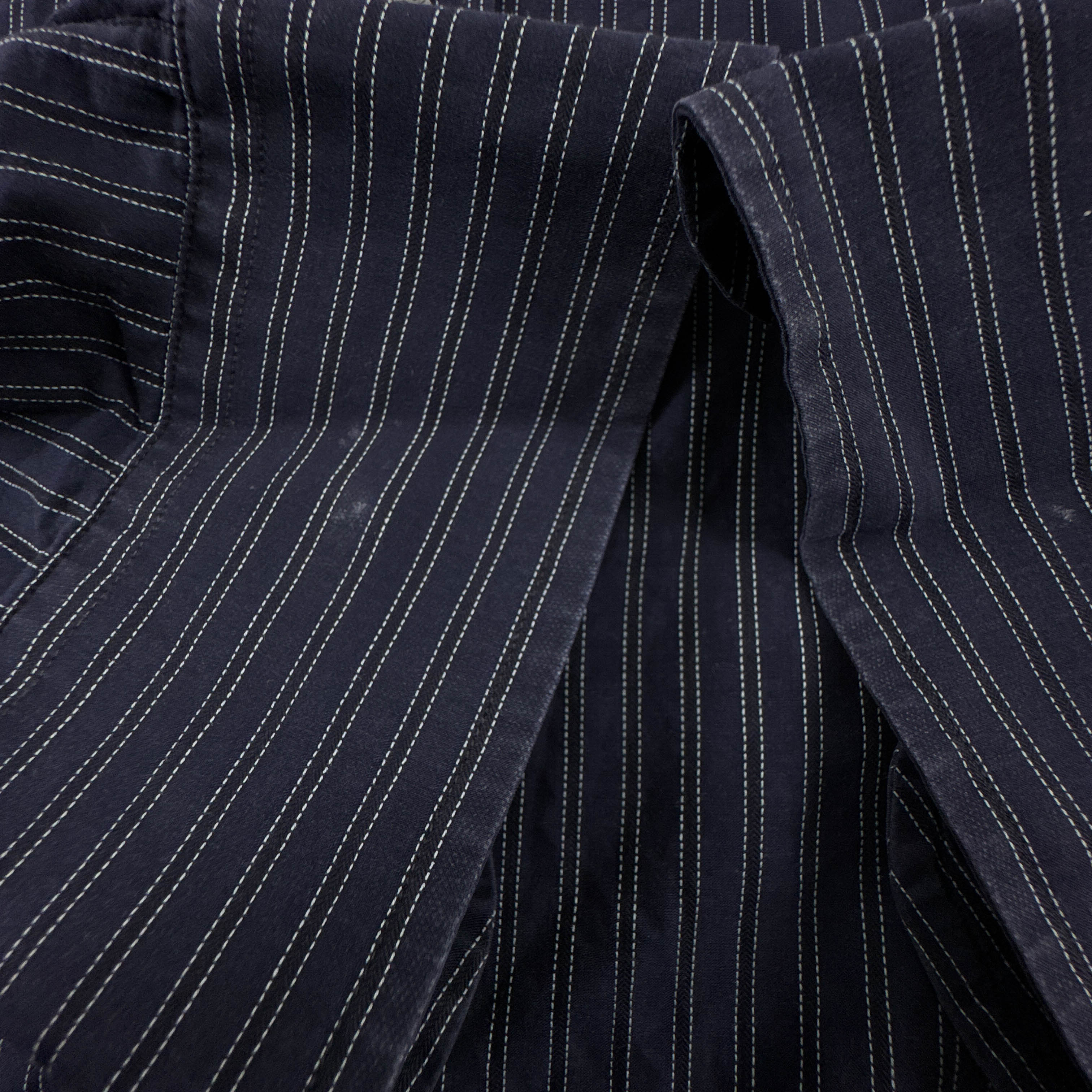 Camicia Dolce & Gabbana blu a righe bianche - Taglia 17 43 uomo