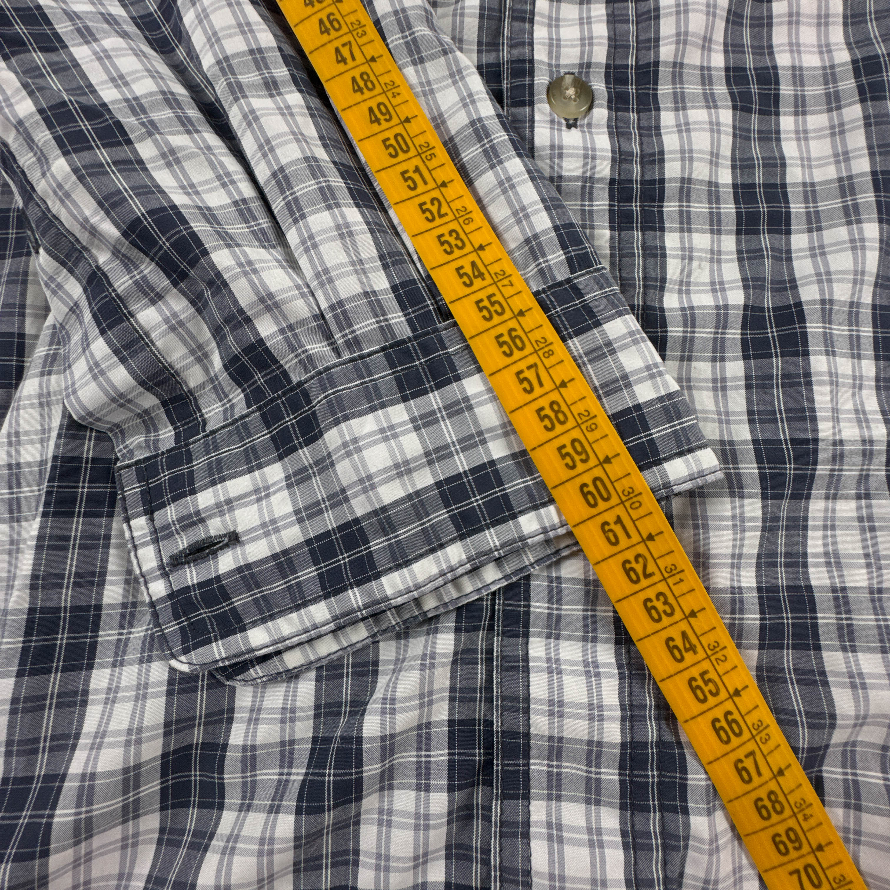 Camicia Columbia blu e bianca a quadretti - Taglia M uomo