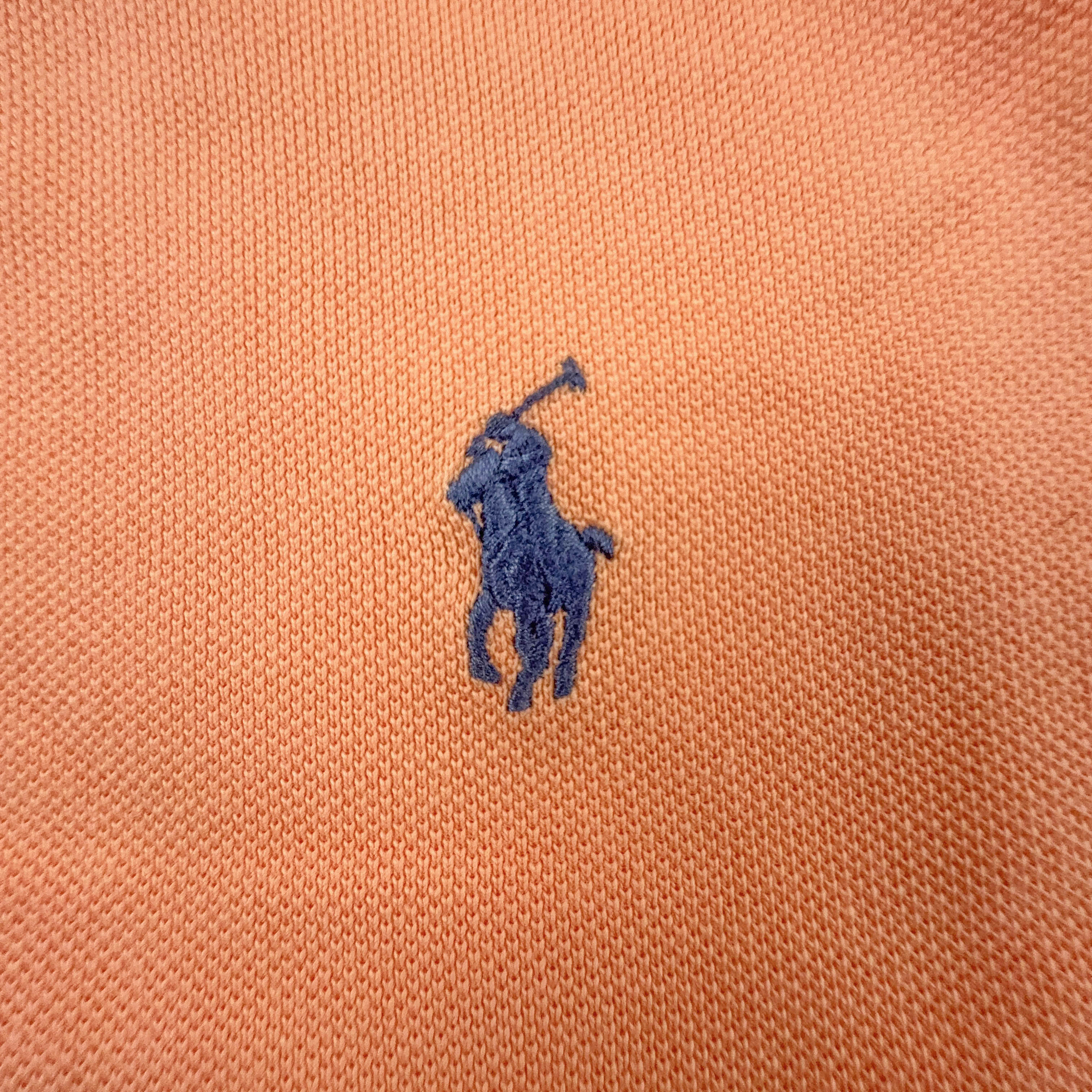 Polo Ralph Lauren arancione tinta unita classic fit - Taglia L/XL uomo