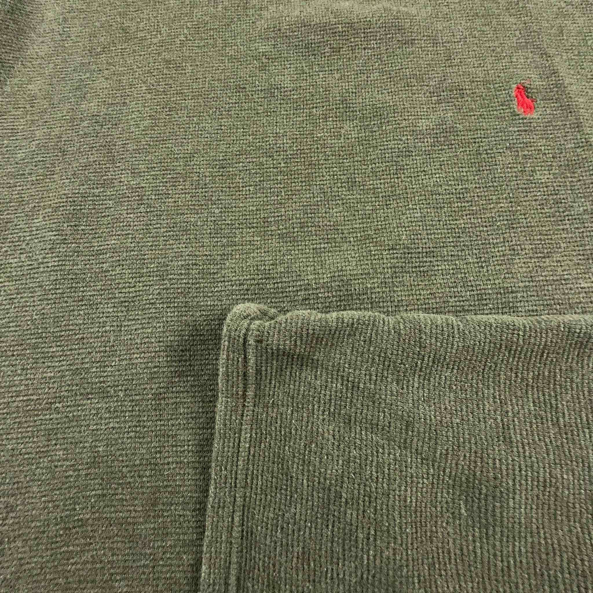 Maglione Ralph Lauren verde leggero a girocollo tinta unita - Taglia L/XL uomo