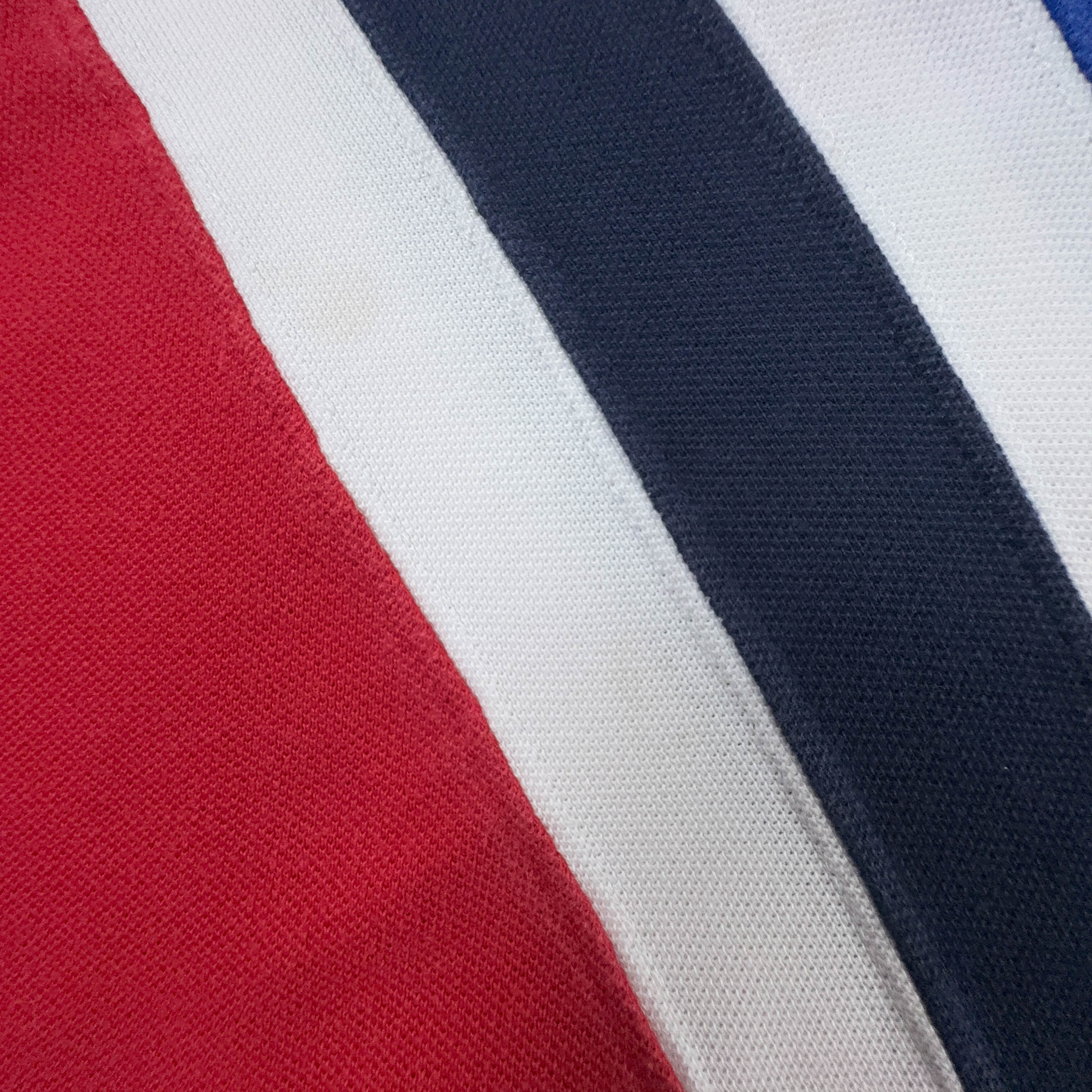 Polo Ralph Lauren blu e rossa in cotone - Taglia S uomo