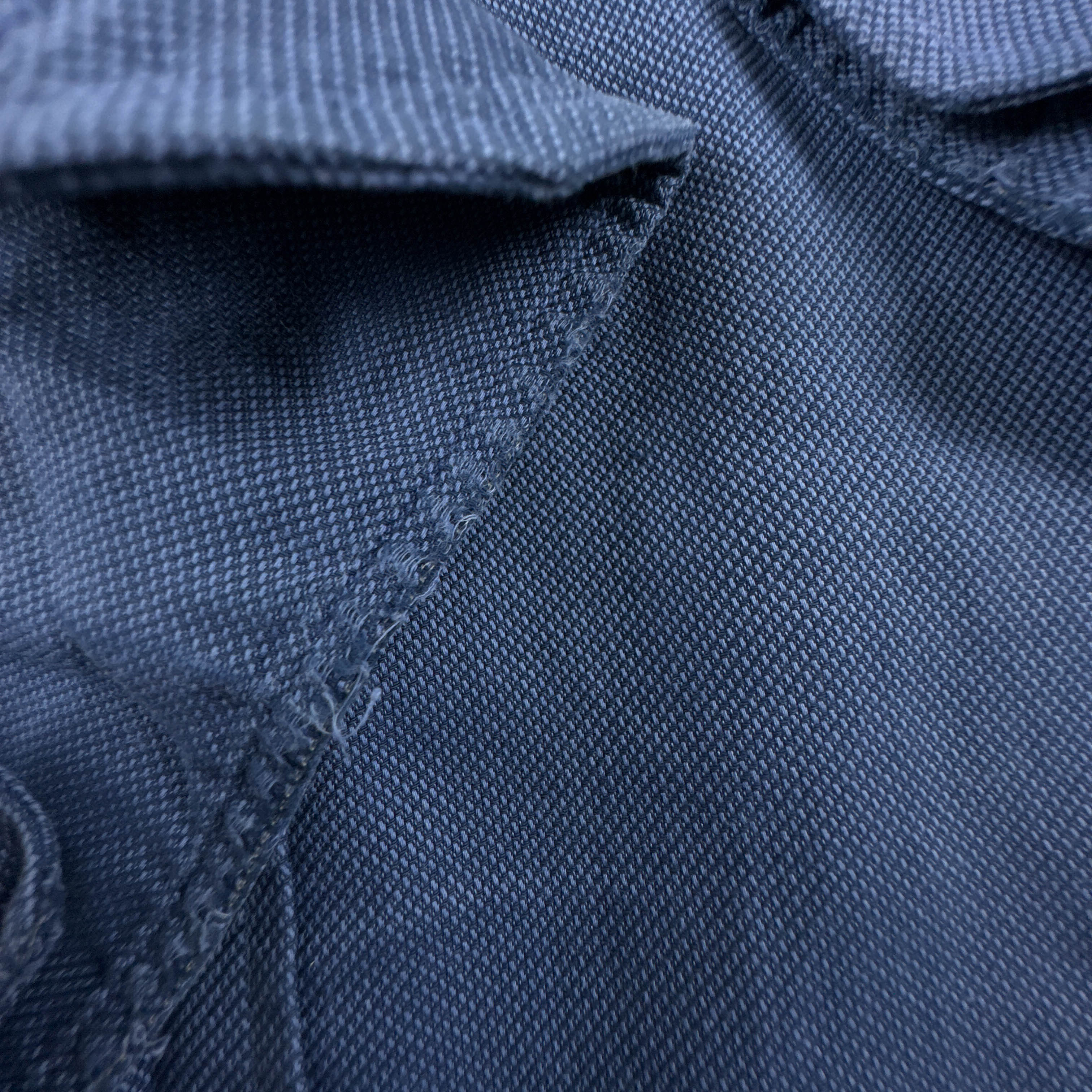 Camicia Lacoste Vintage blu a tinta unita - Taglia 45 uomo
