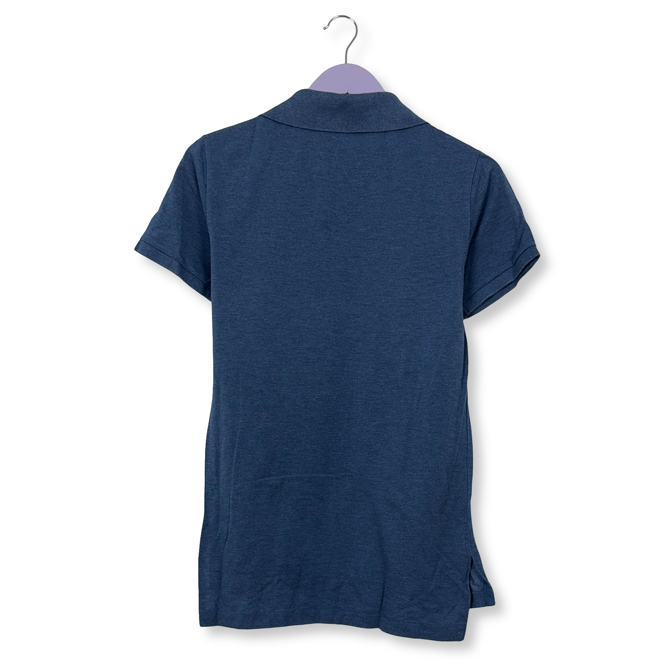 Polo Ralph Lauren blu a tinta unita custom fit - Taglia S uomo