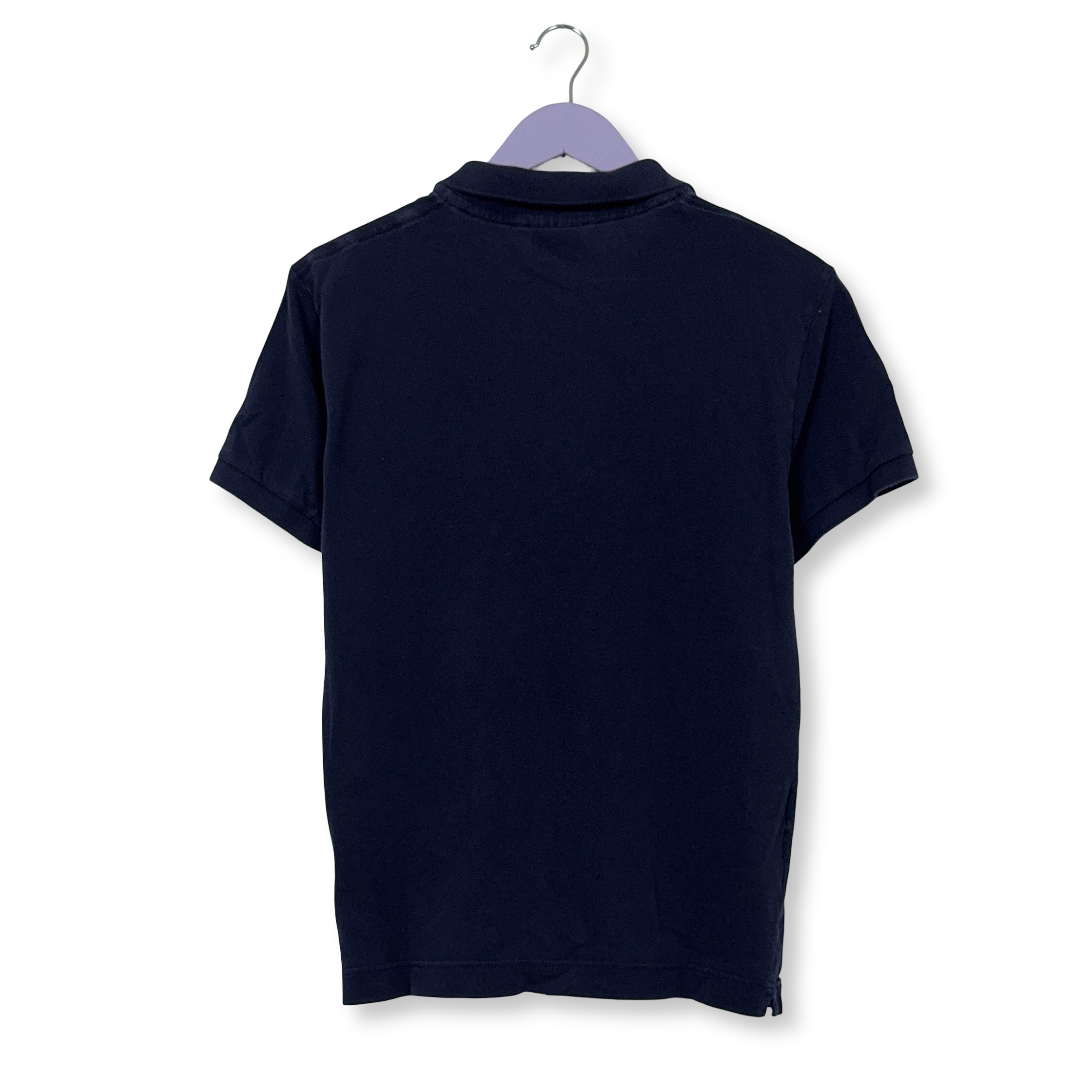 Polo Lacoste blu scura a tinta unita in cotone regular fit - Taglia 3 uomo