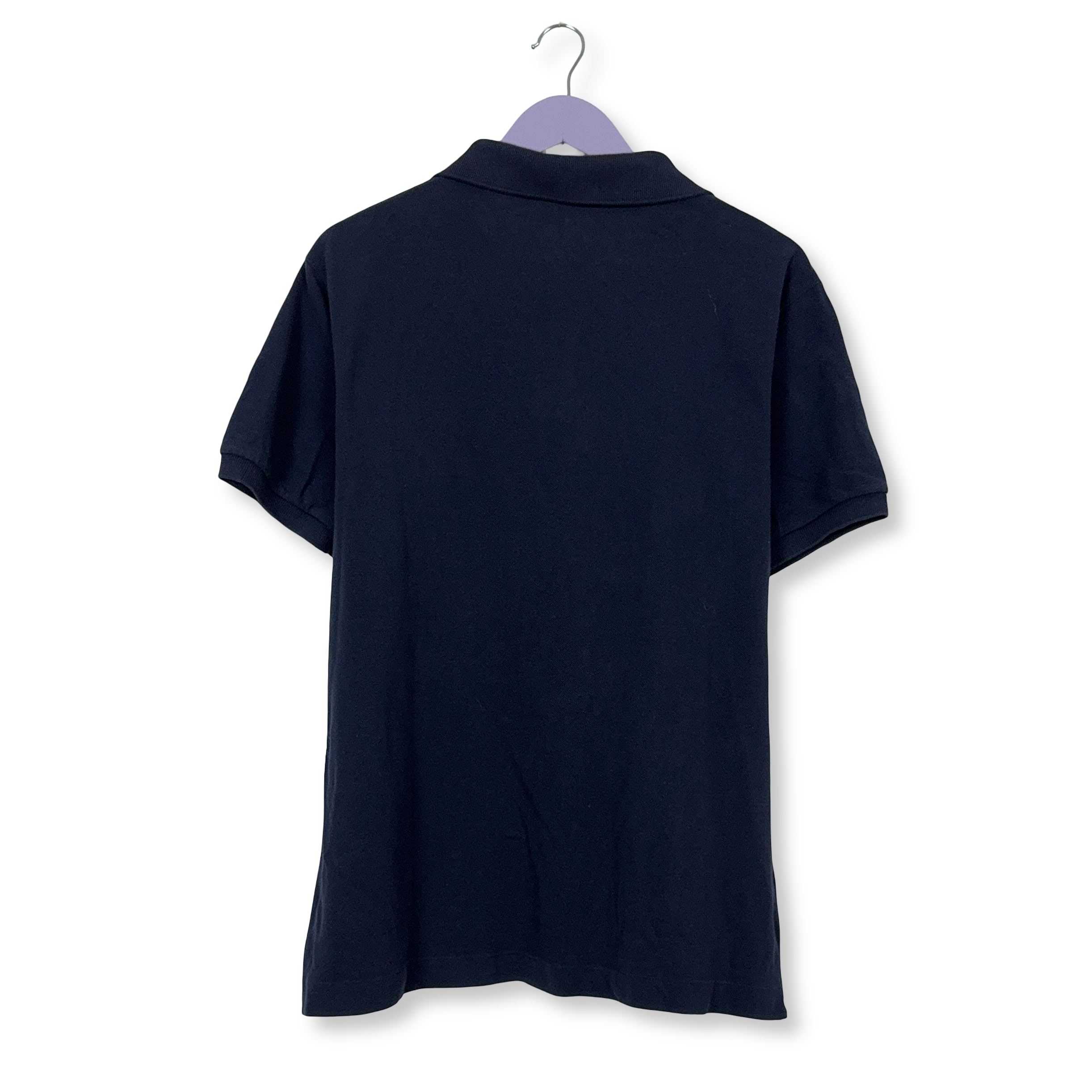 Polo Lacoste blu scura a tinta unita - Taglia L uomo