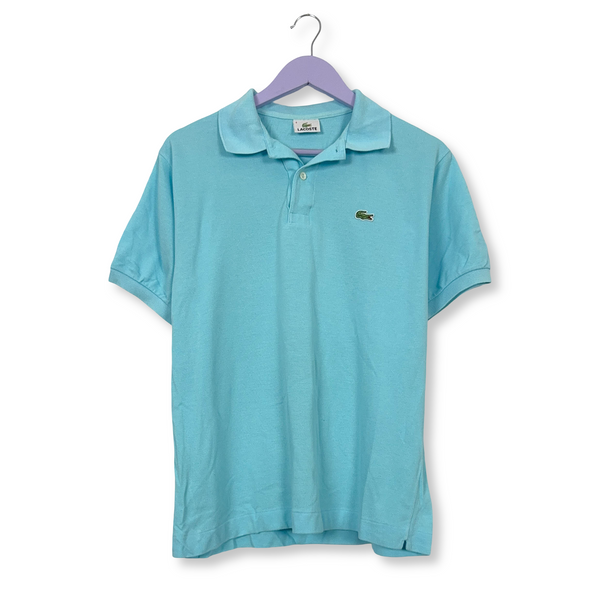 Polo Lacoste azzurra a tinta unita - Taglia 4 uomo
