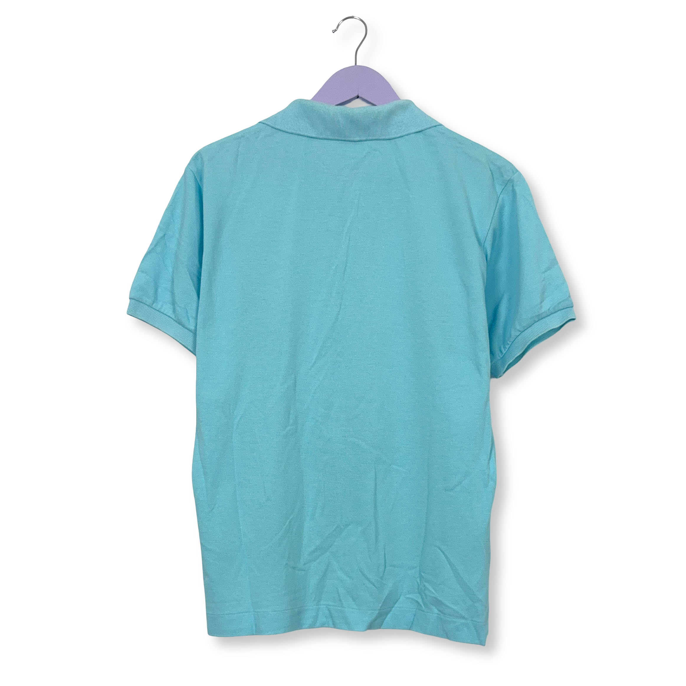 Polo Lacoste azzurra a tinta unita - Taglia 4 uomo