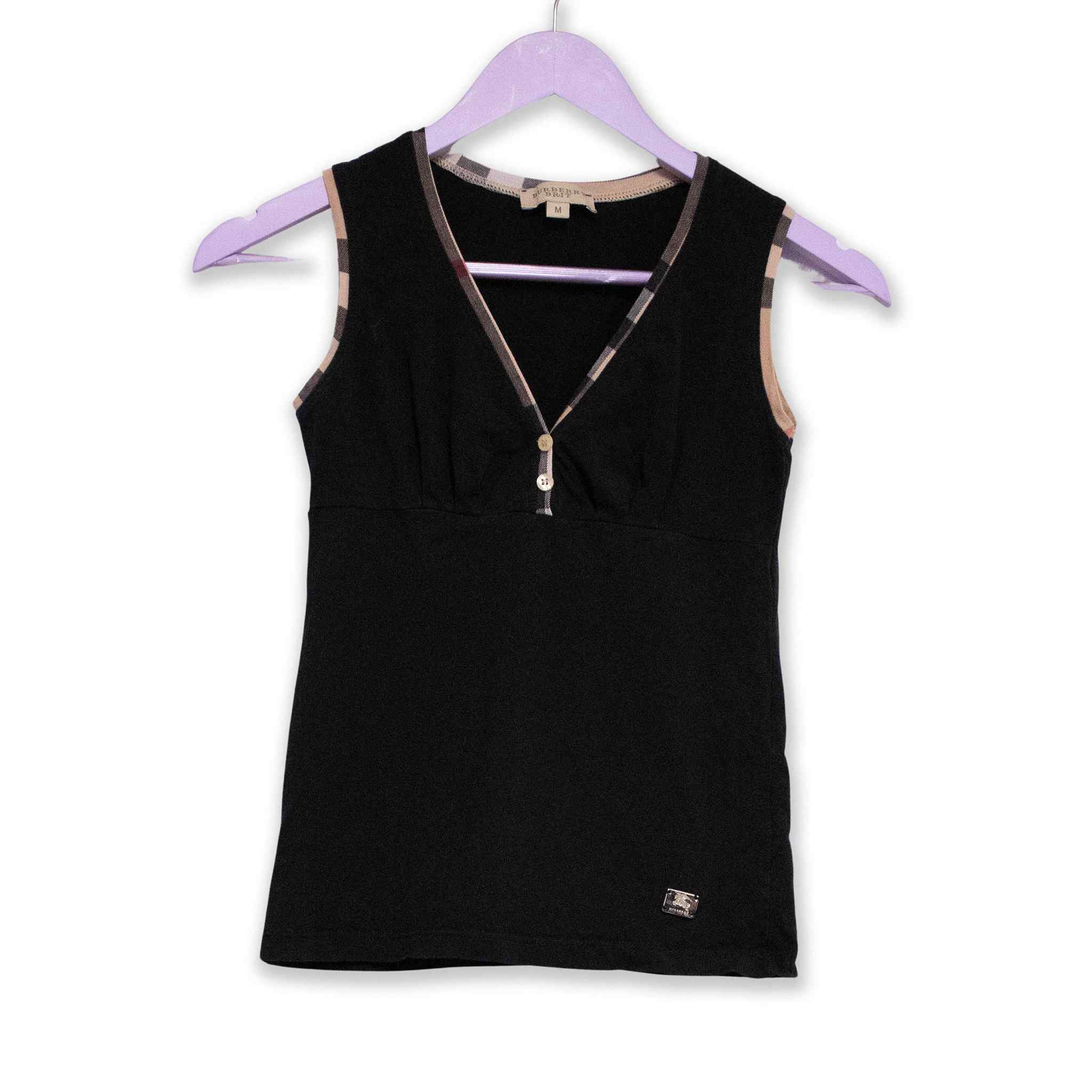 Burberry sleeveless t shirt - Size XXS