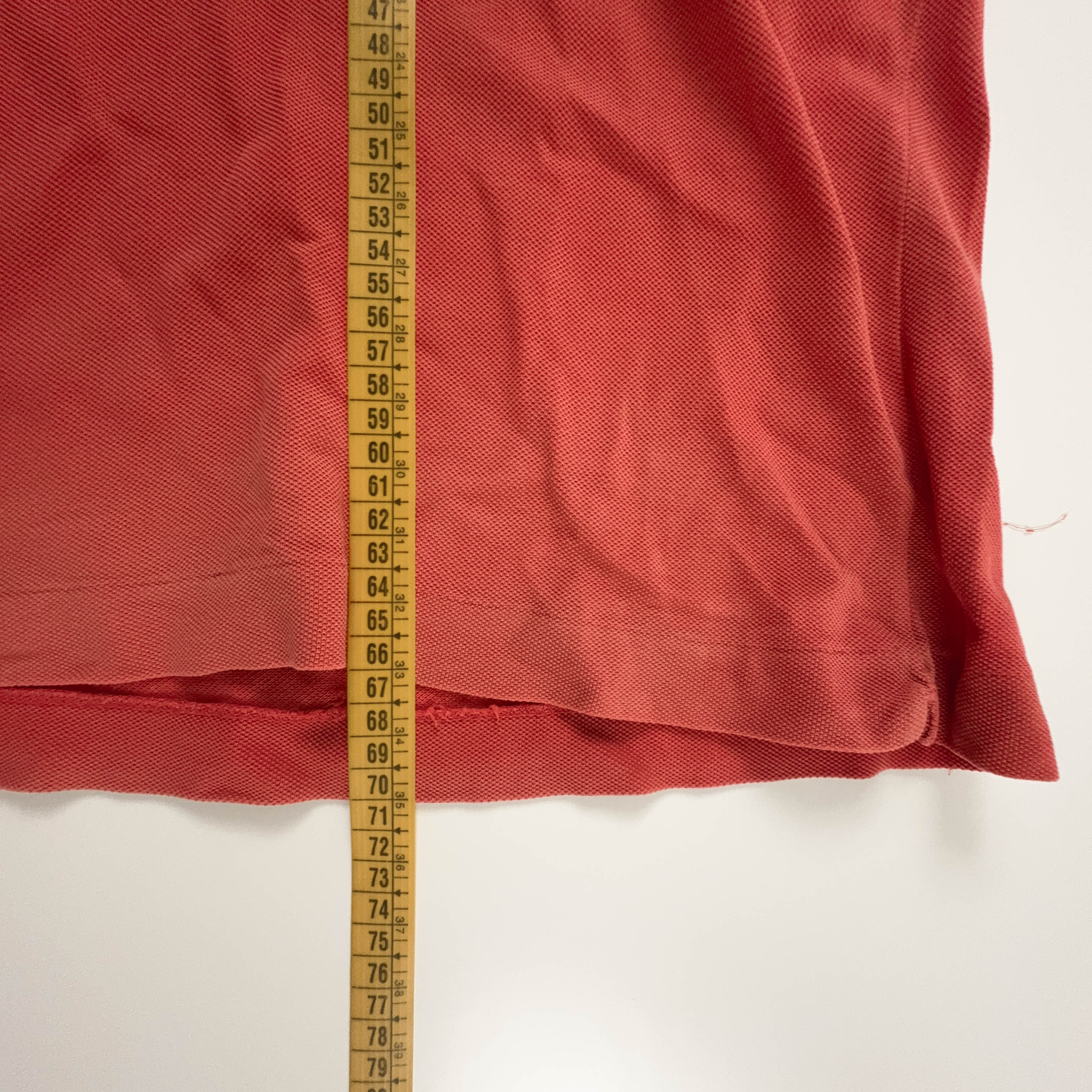 Polo Lacoste arancione a tinta unita - Taglia 6 uomo