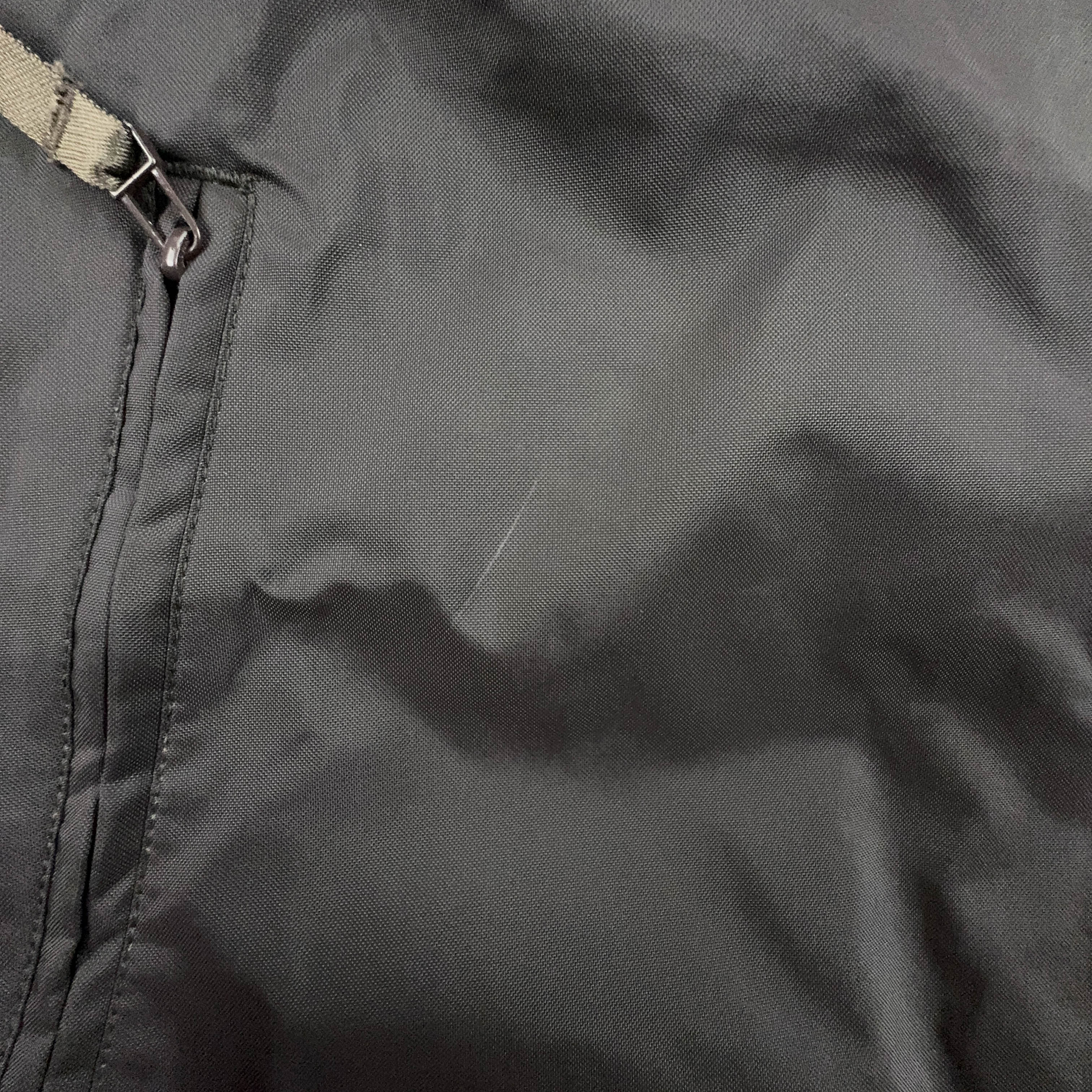 Giacca a vento Adidas Vintage grigio con zip anni 90 - Taglia D4 F168 uomo