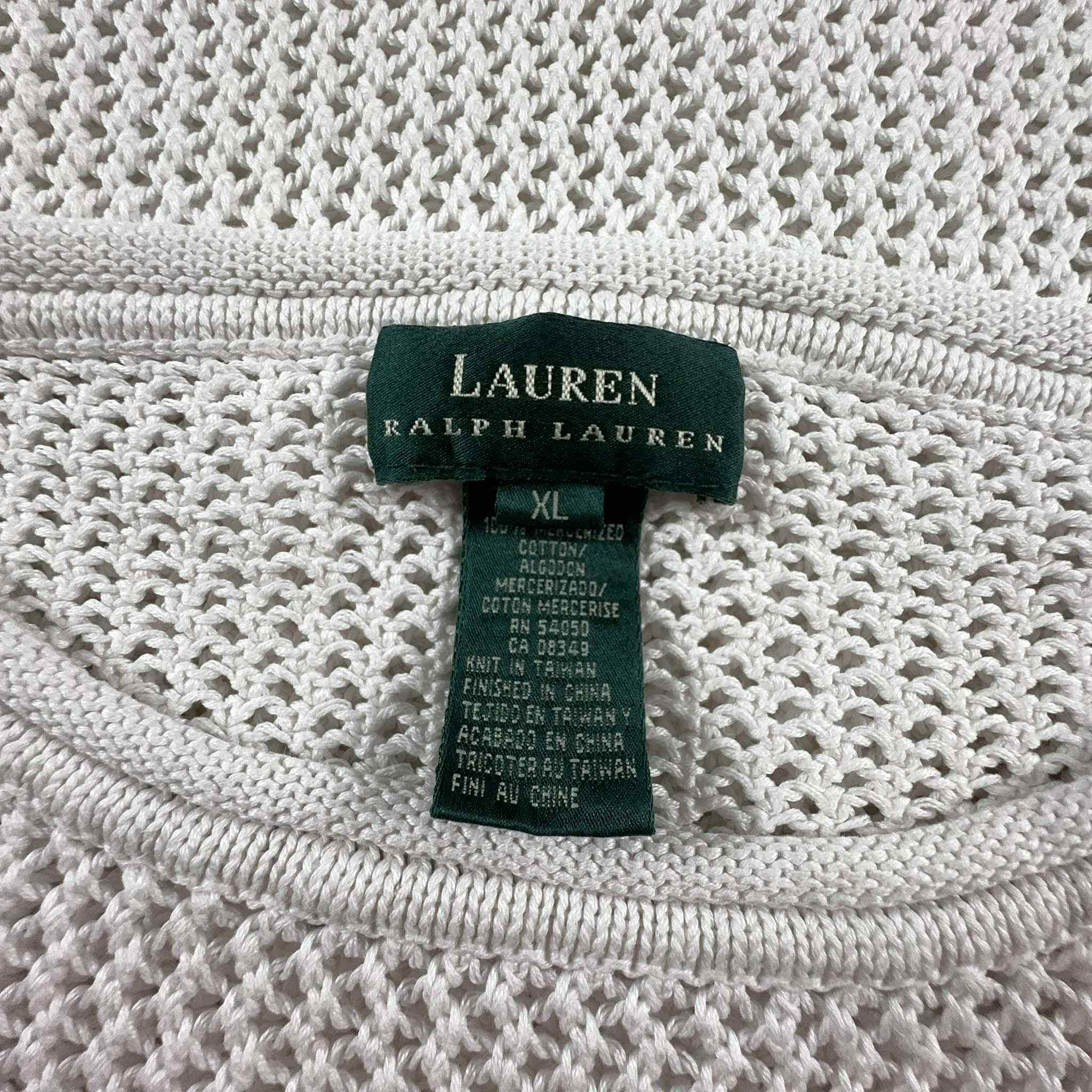 Maglione Ralph Lauren bianco - Taglia XL donna