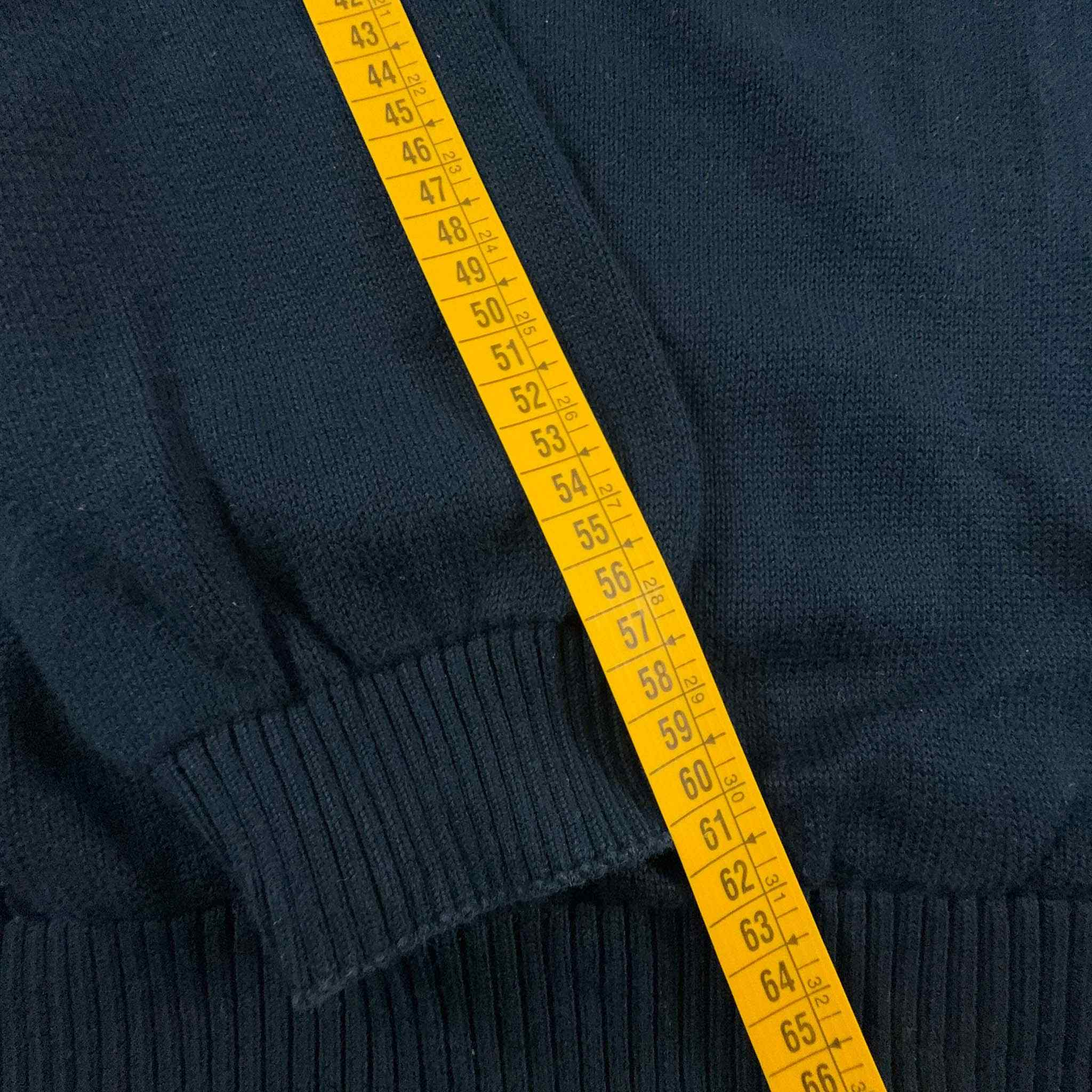 Maglione Lacoste blu scuro a girocollo tinta unita - Taglia XL uomo