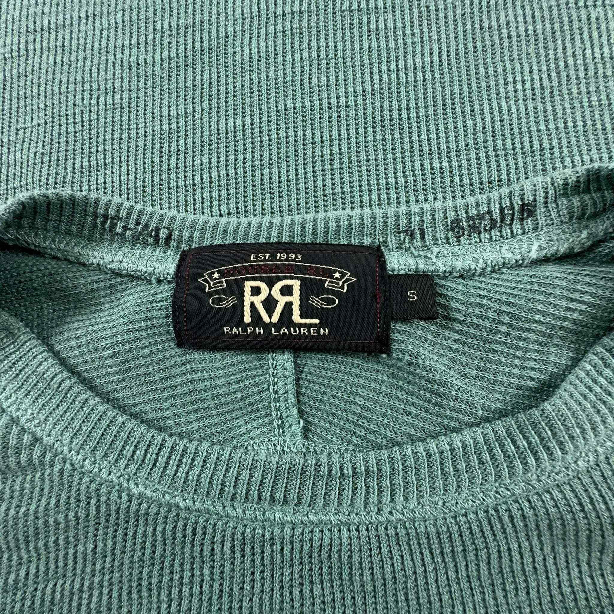 Ralph Lauren Lightweight Crewneck Sweater in Aqua Green - Men's Size S/M