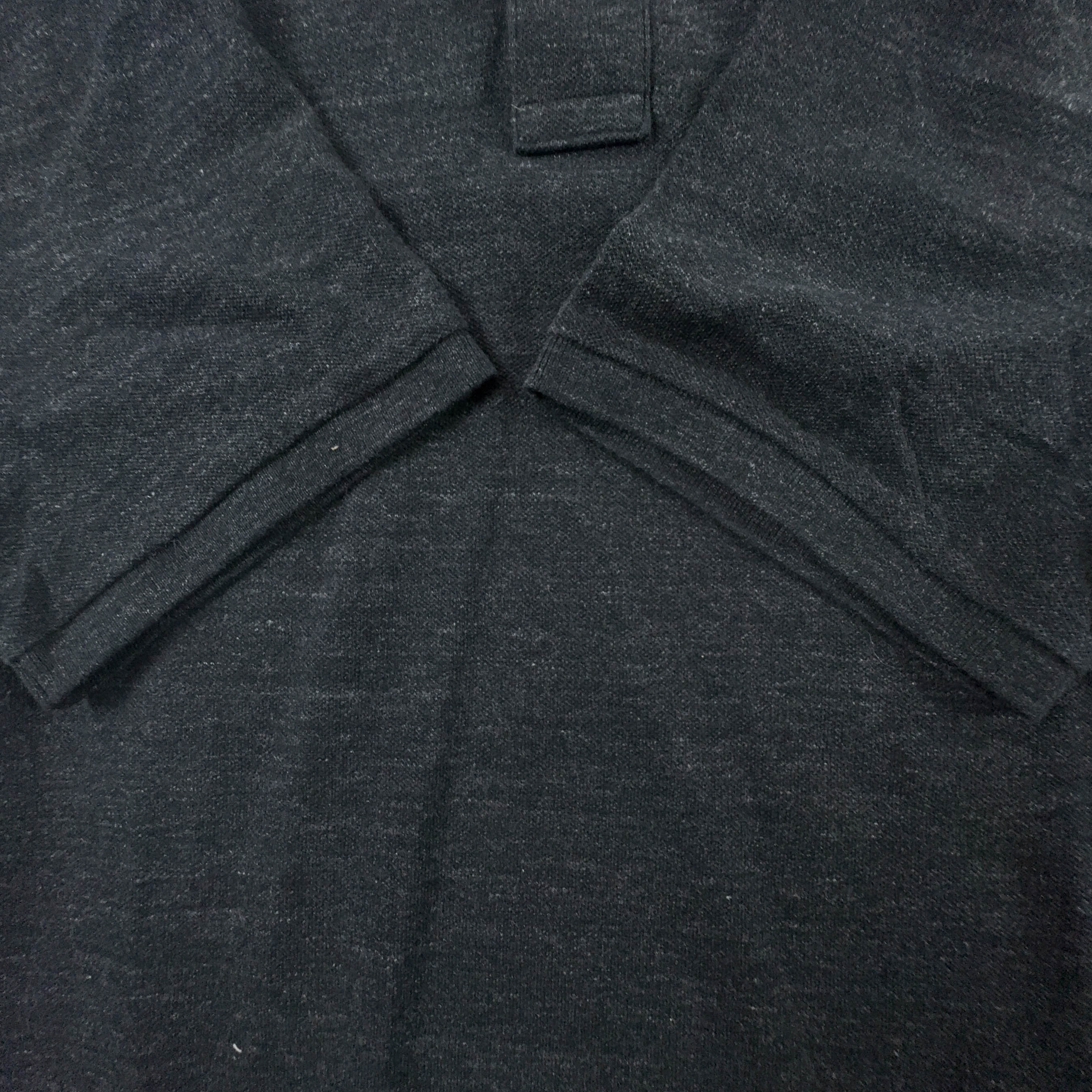 Polo Ralph Lauren grigia scura a tinta unita in cotone classic fit - Taglia L uomo