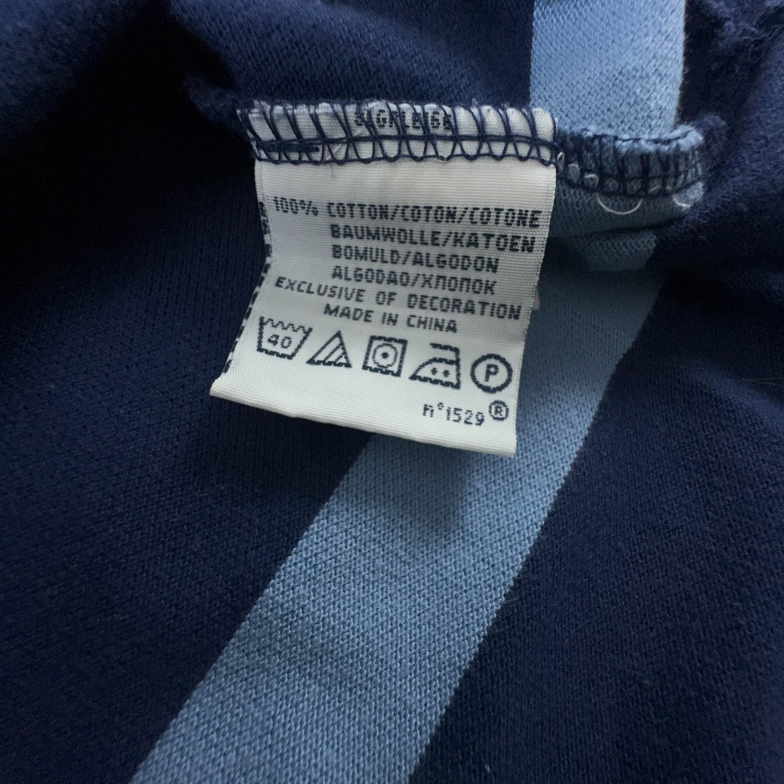 Polo Ralph Lauren a righe blu e azzurra in cotone custom fit - Taglia L uomo