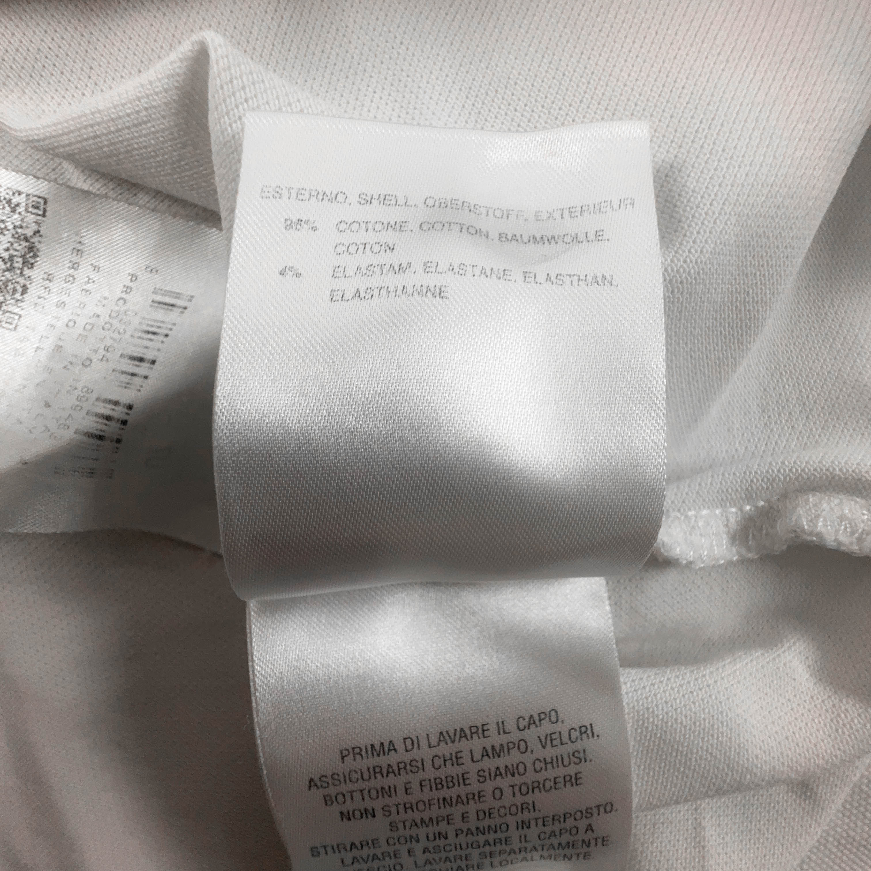 Polo Colmar bianca a tinta unita in cotone - Taglia L uomo