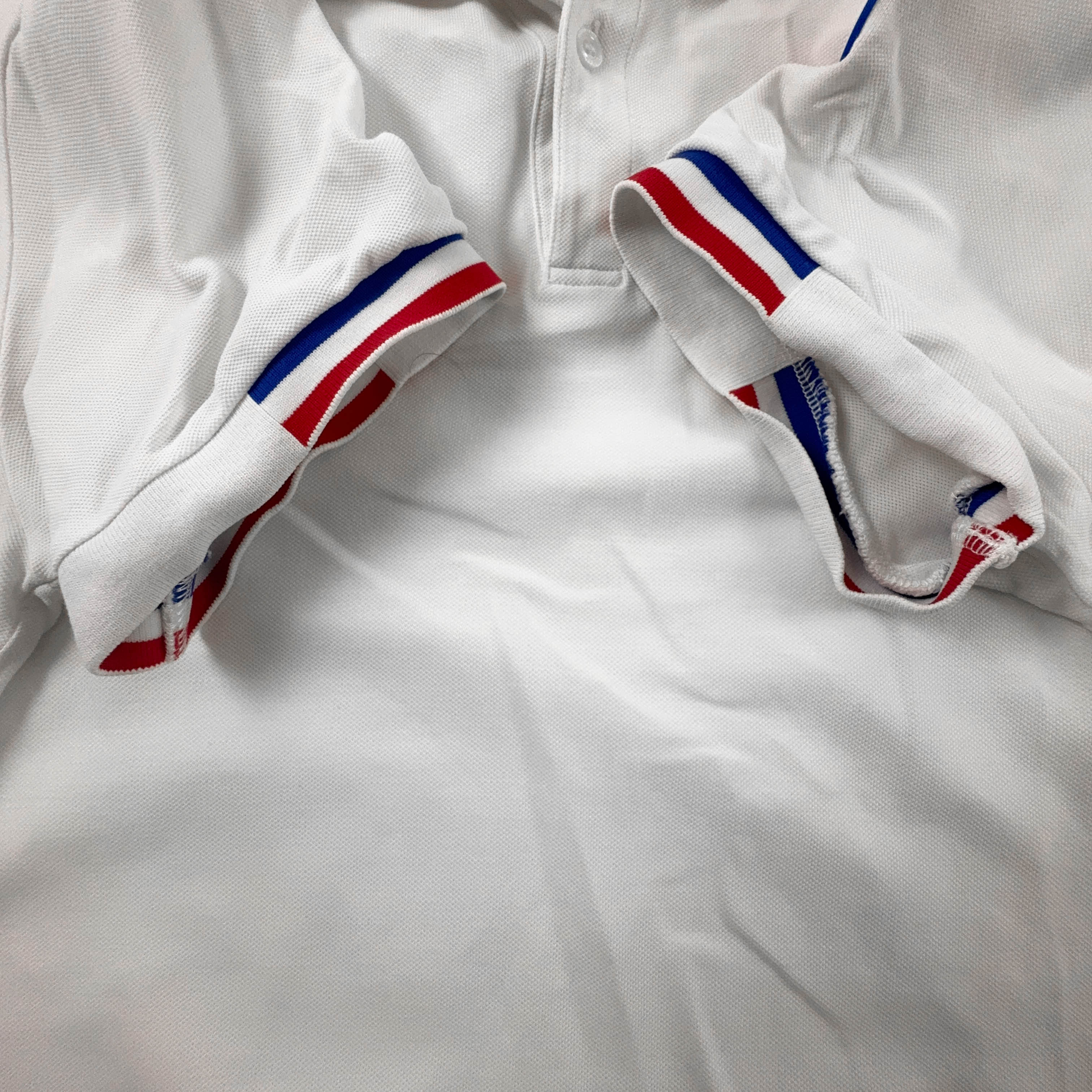 Polo Colmar bianca a tinta unita in cotone - Taglia L uomo