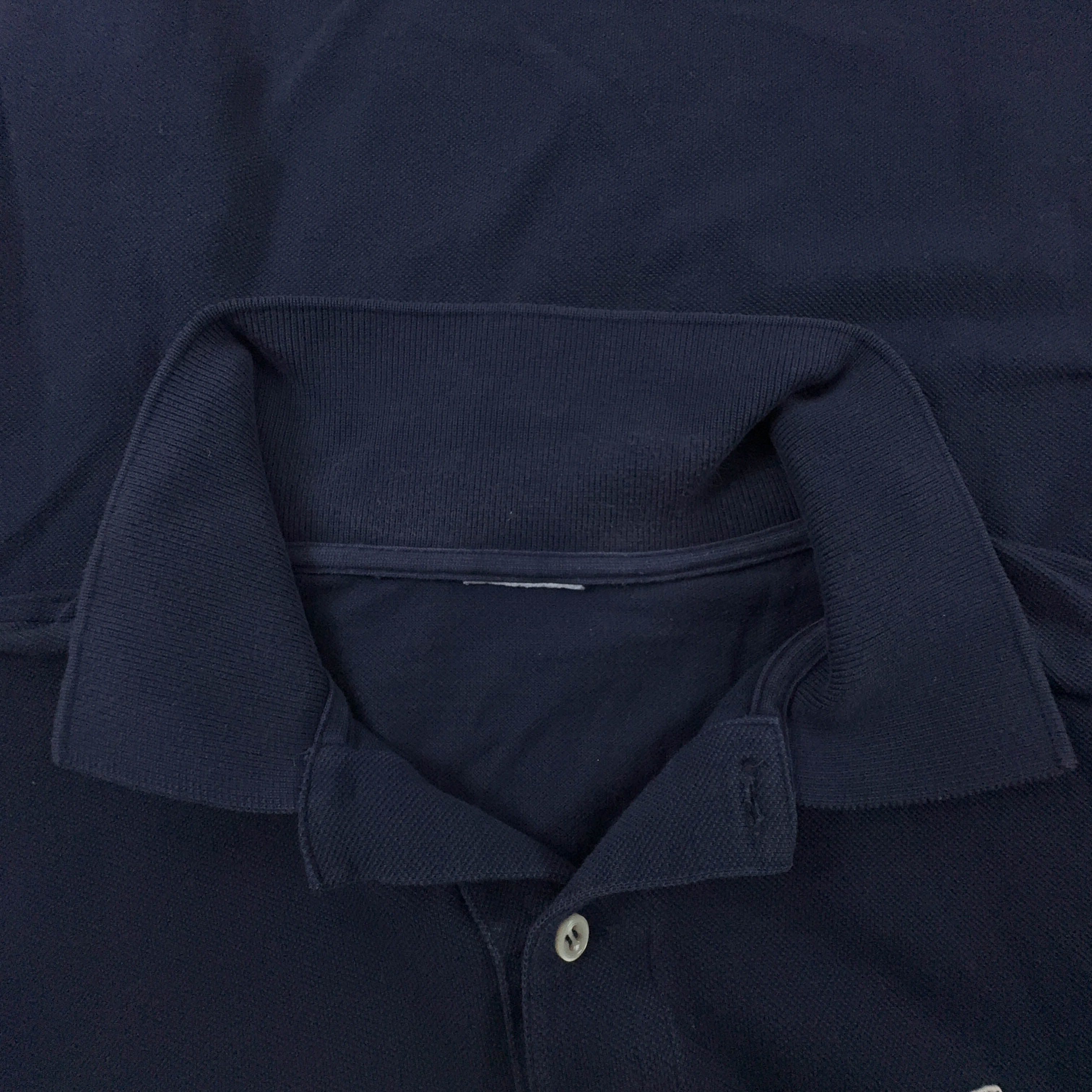 Polo Lacoste blu scura a tinta unita - Taglia L uomo