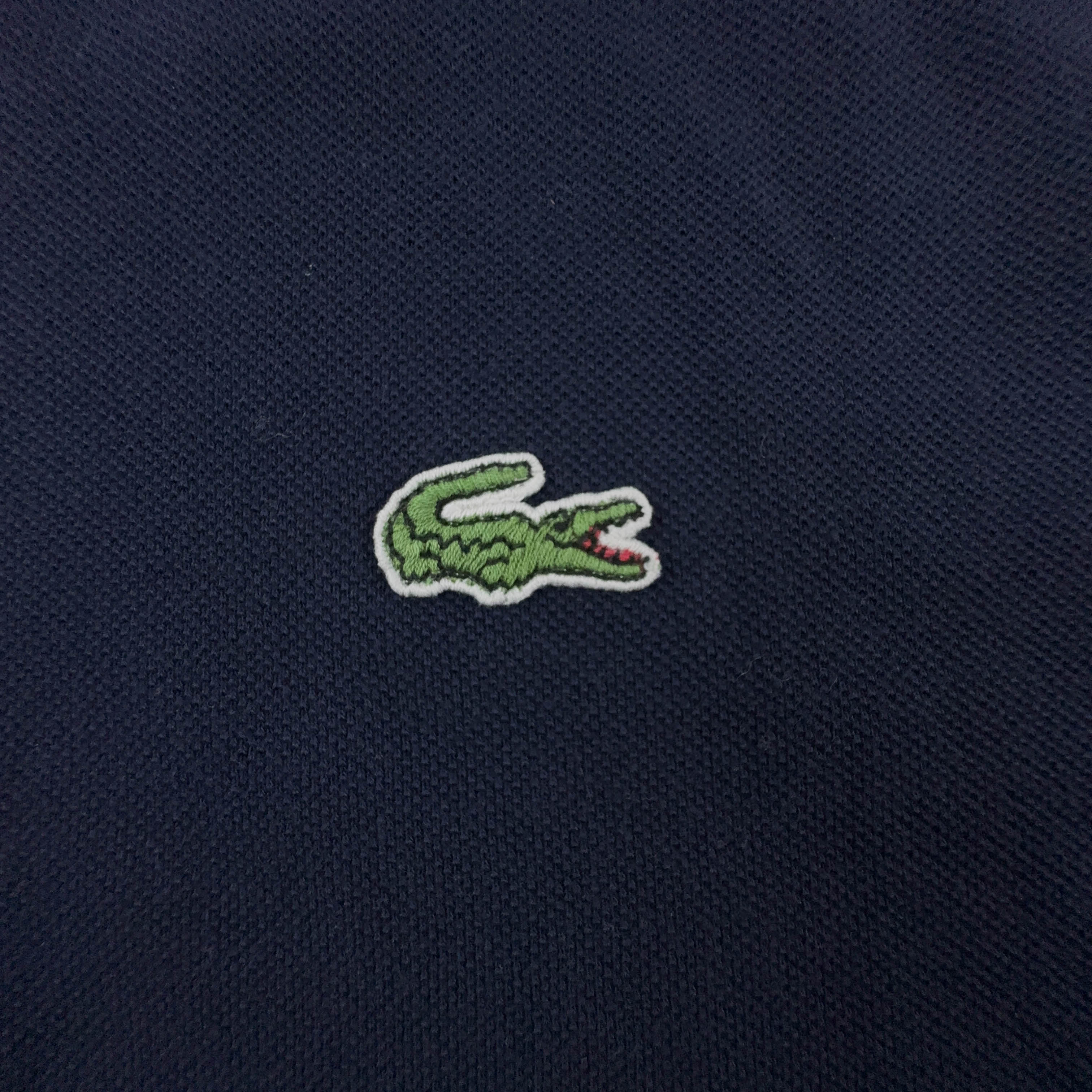 Polo Lacoste blu scura a tinta unita - Taglia L uomo