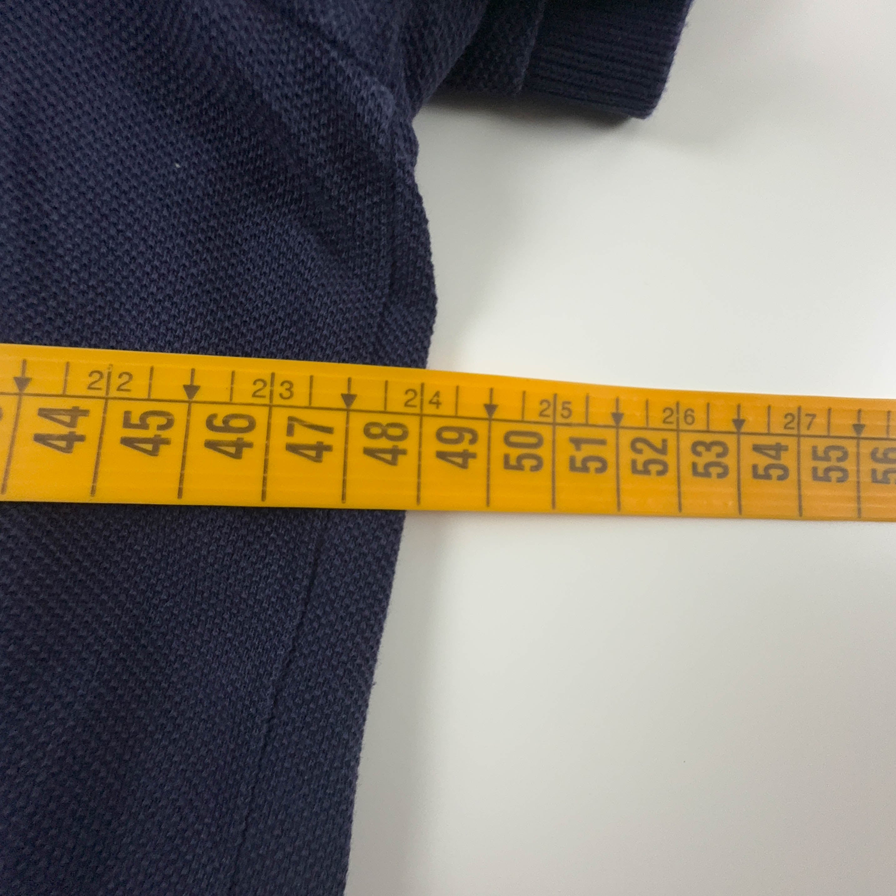 Polo Lacoste blu scura a tinta unita in cotone regular fit - Taglia 3 uomo