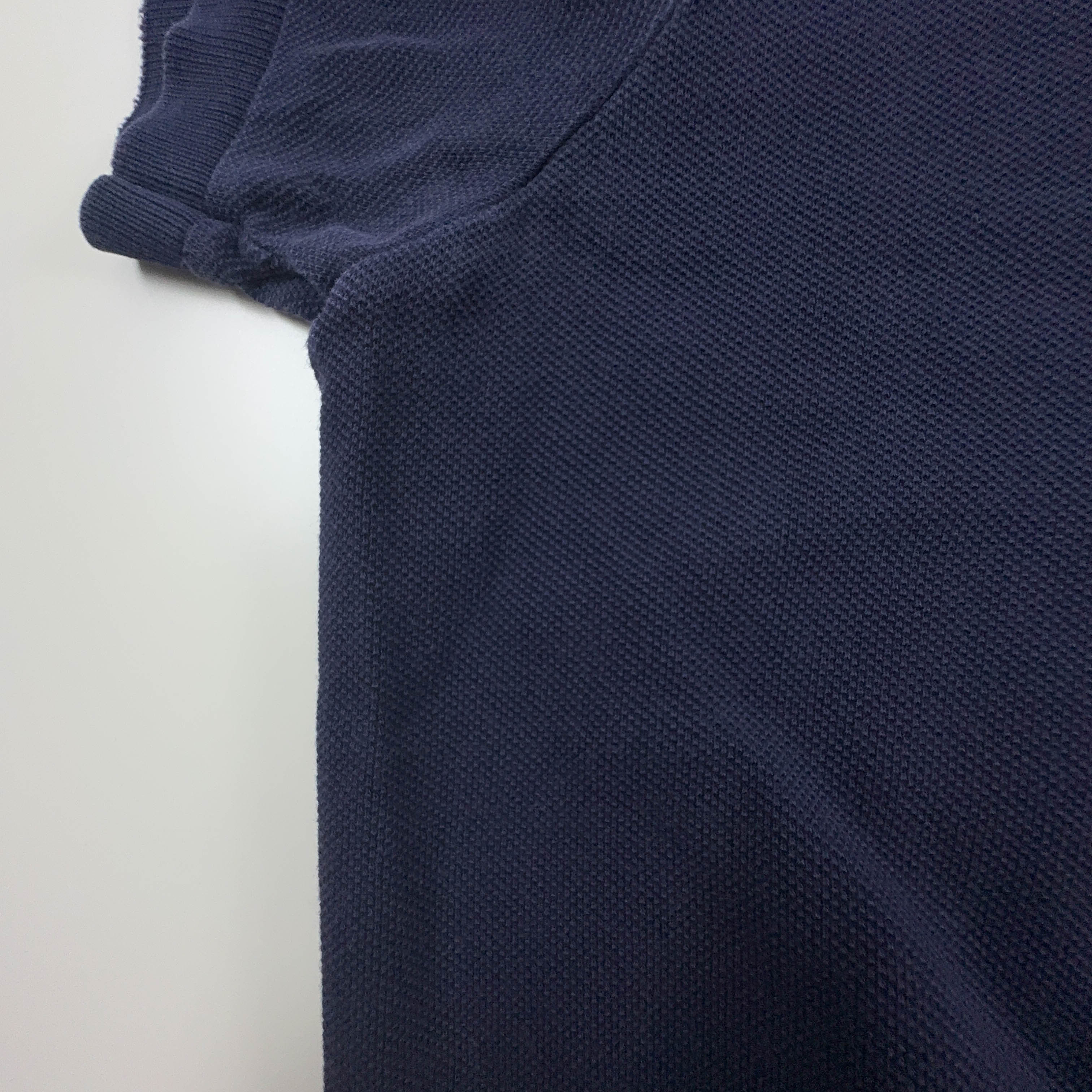 Polo Lacoste blu scura a tinta unita in cotone regular fit - Taglia 3 uomo