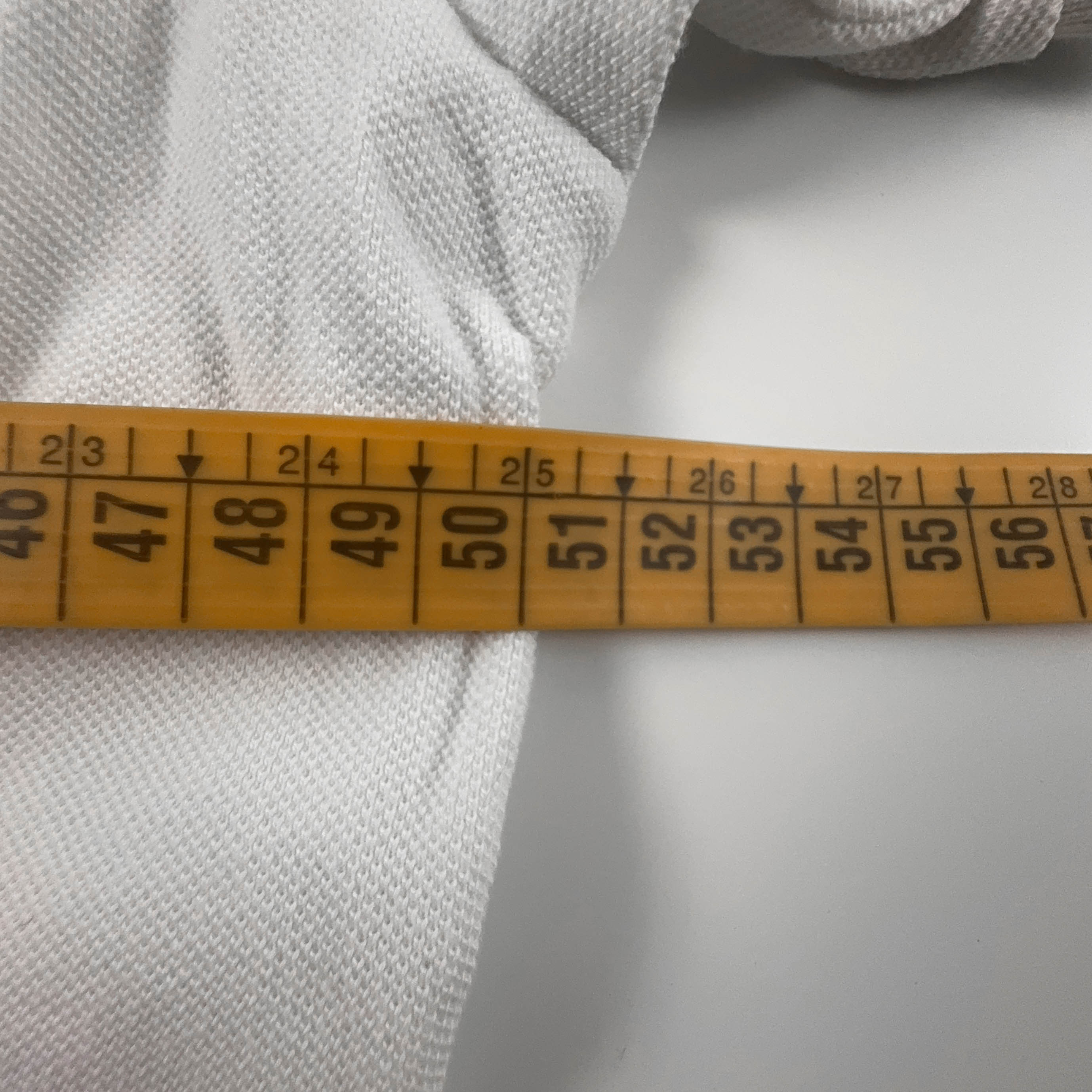 Polo Ralph Lauren bianca a tinta unita in cotone - Taglia S/M uomo