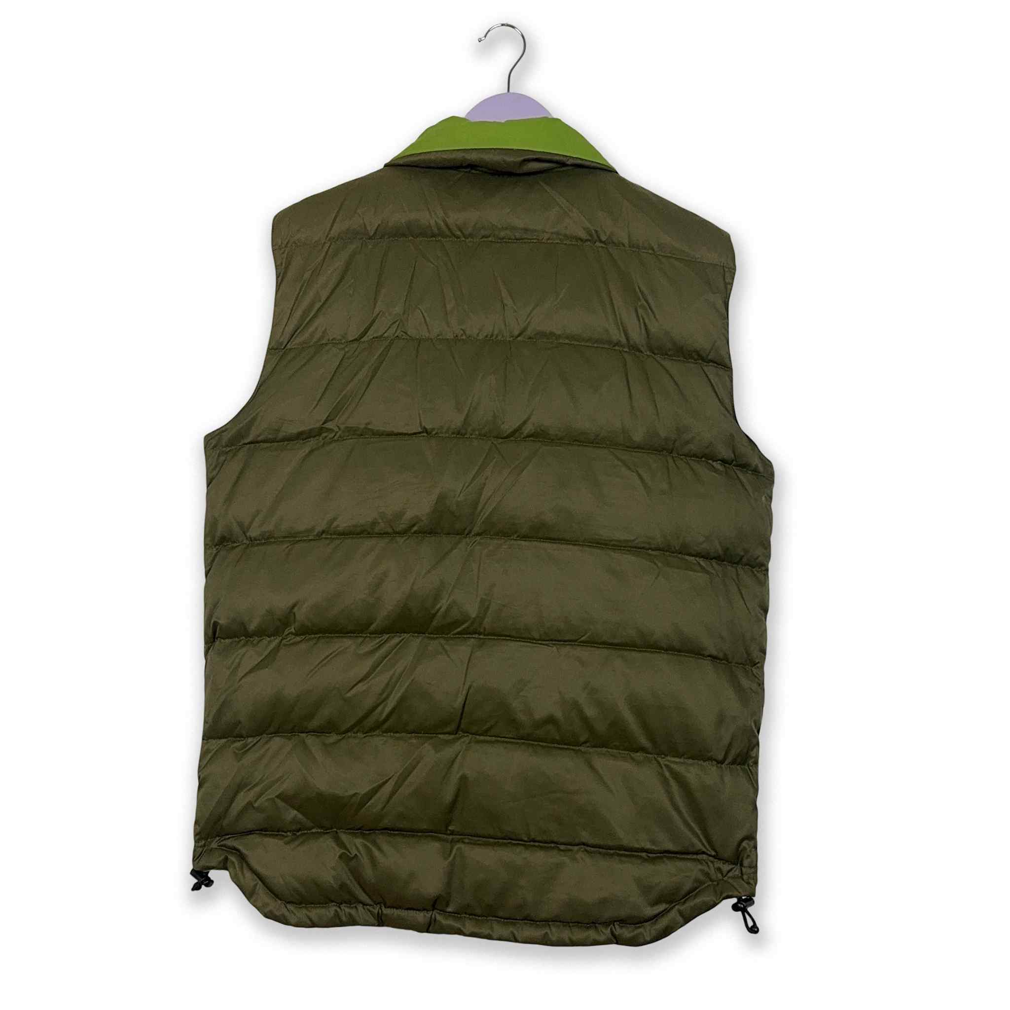 Piumino smanicato Tommy Hilfiger Double Face verde chiaro e scuro - Taglia M uomo