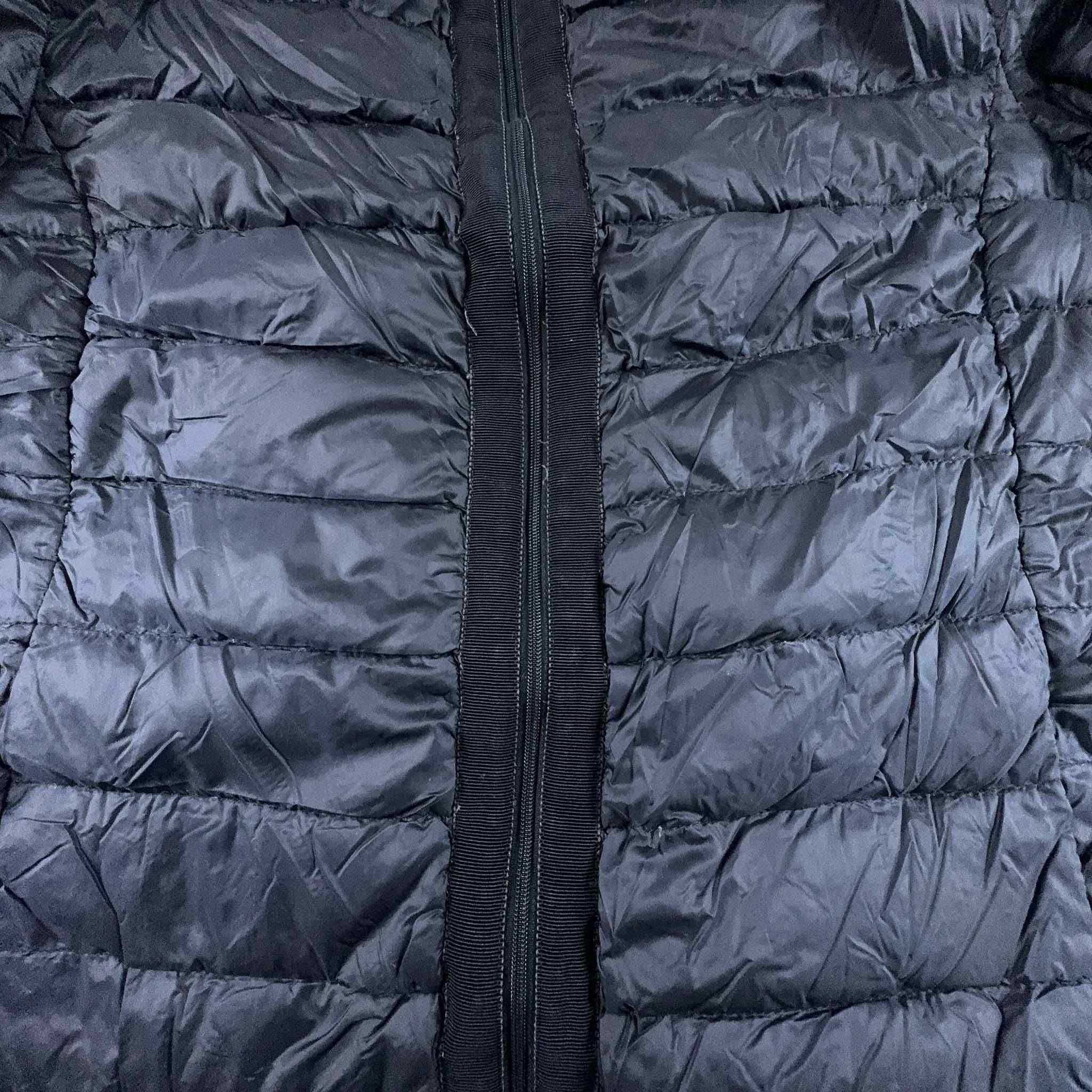 Piumino Moncler leggero blu scuro trapuntato - Taglia S/M donna