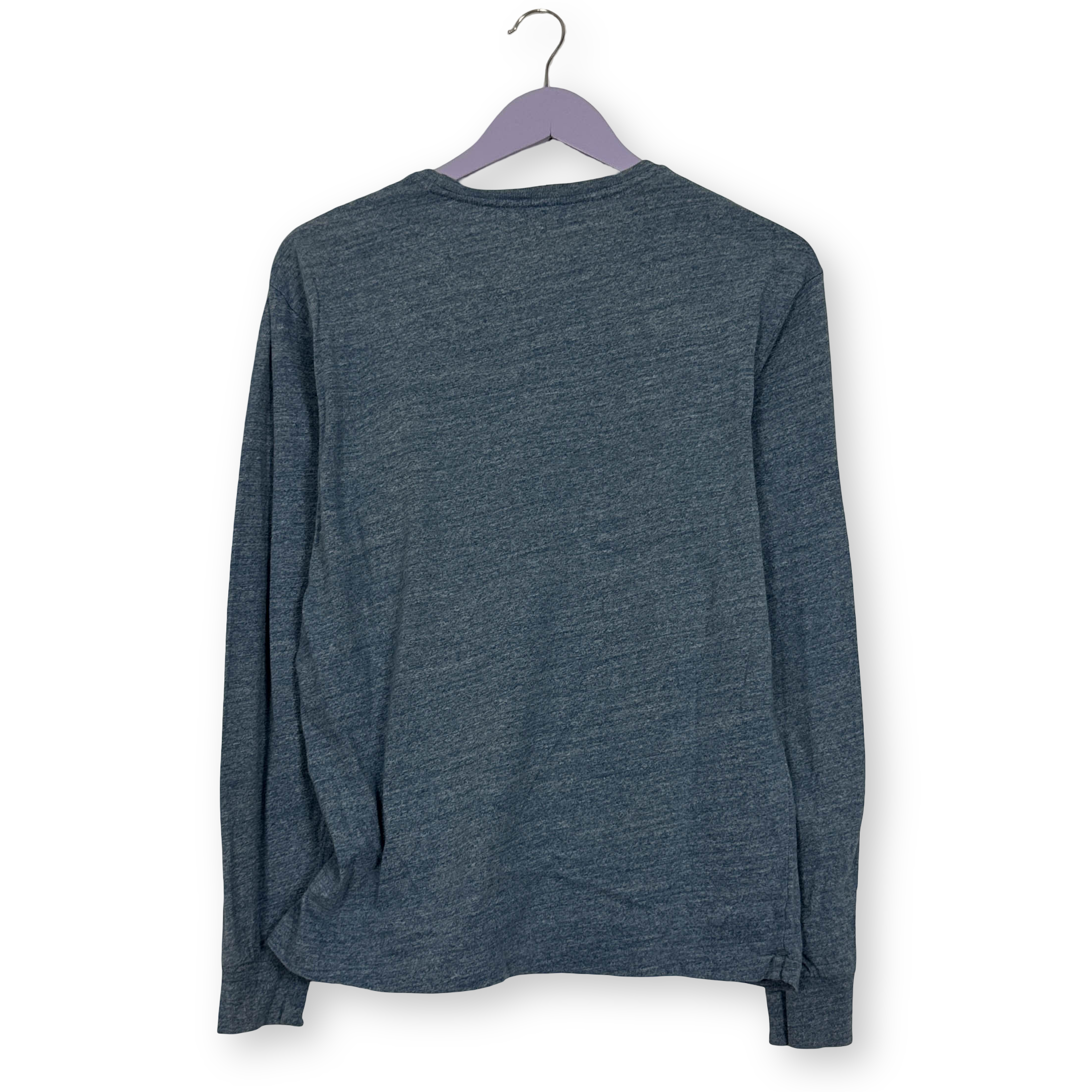 T shirt Ralph Lauren azzurra a tinta unita in cotone - Taglia M uomo