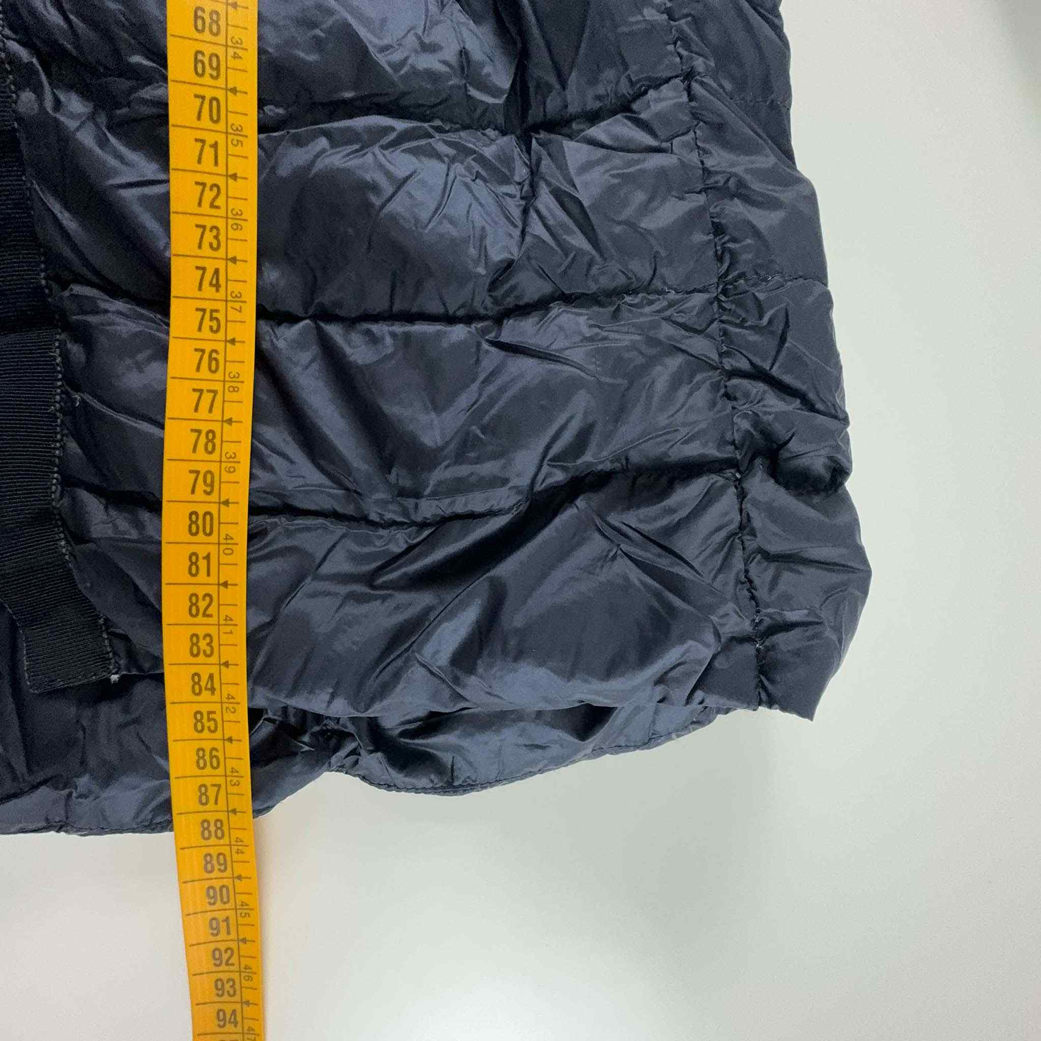 Piumino Moncler leggero blu scuro trapuntato - Taglia S/M donna